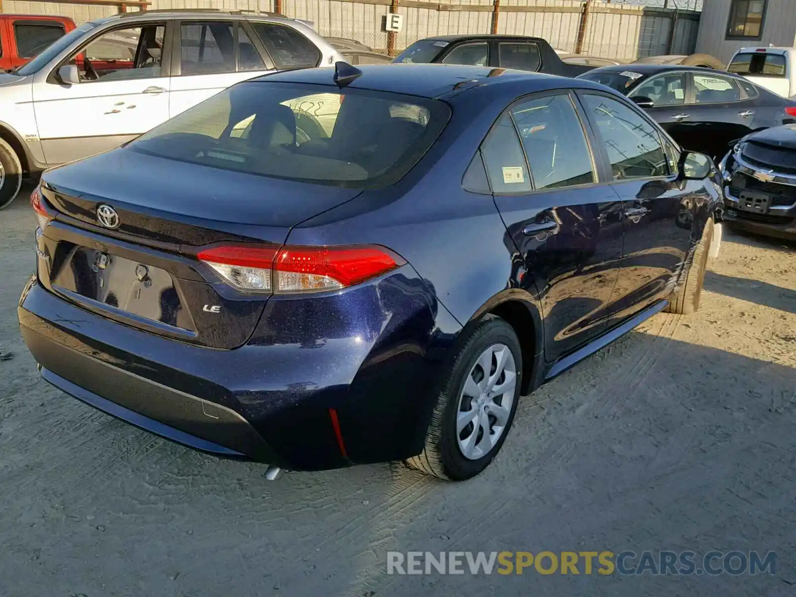 4 Photograph of a damaged car JTDEPRAE9LJ046070 TOYOTA COROLLA 2020