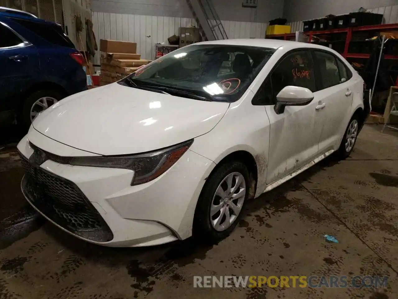 2 Photograph of a damaged car JTDEPRAE9LJ046408 TOYOTA COROLLA 2020