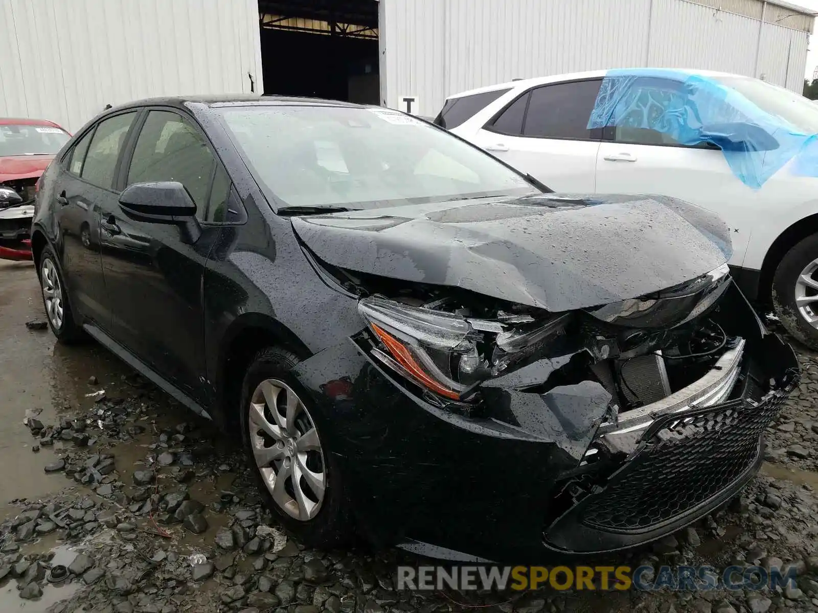 1 Photograph of a damaged car JTDEPRAE9LJ046697 TOYOTA COROLLA 2020