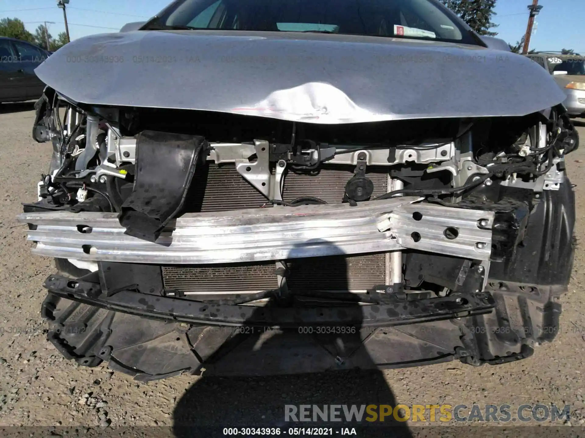 6 Photograph of a damaged car JTDEPRAE9LJ047204 TOYOTA COROLLA 2020