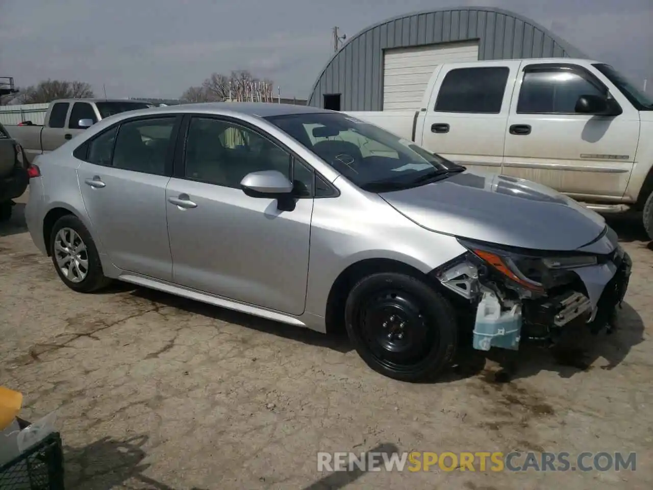 1 Photograph of a damaged car JTDEPRAE9LJ048031 TOYOTA COROLLA 2020