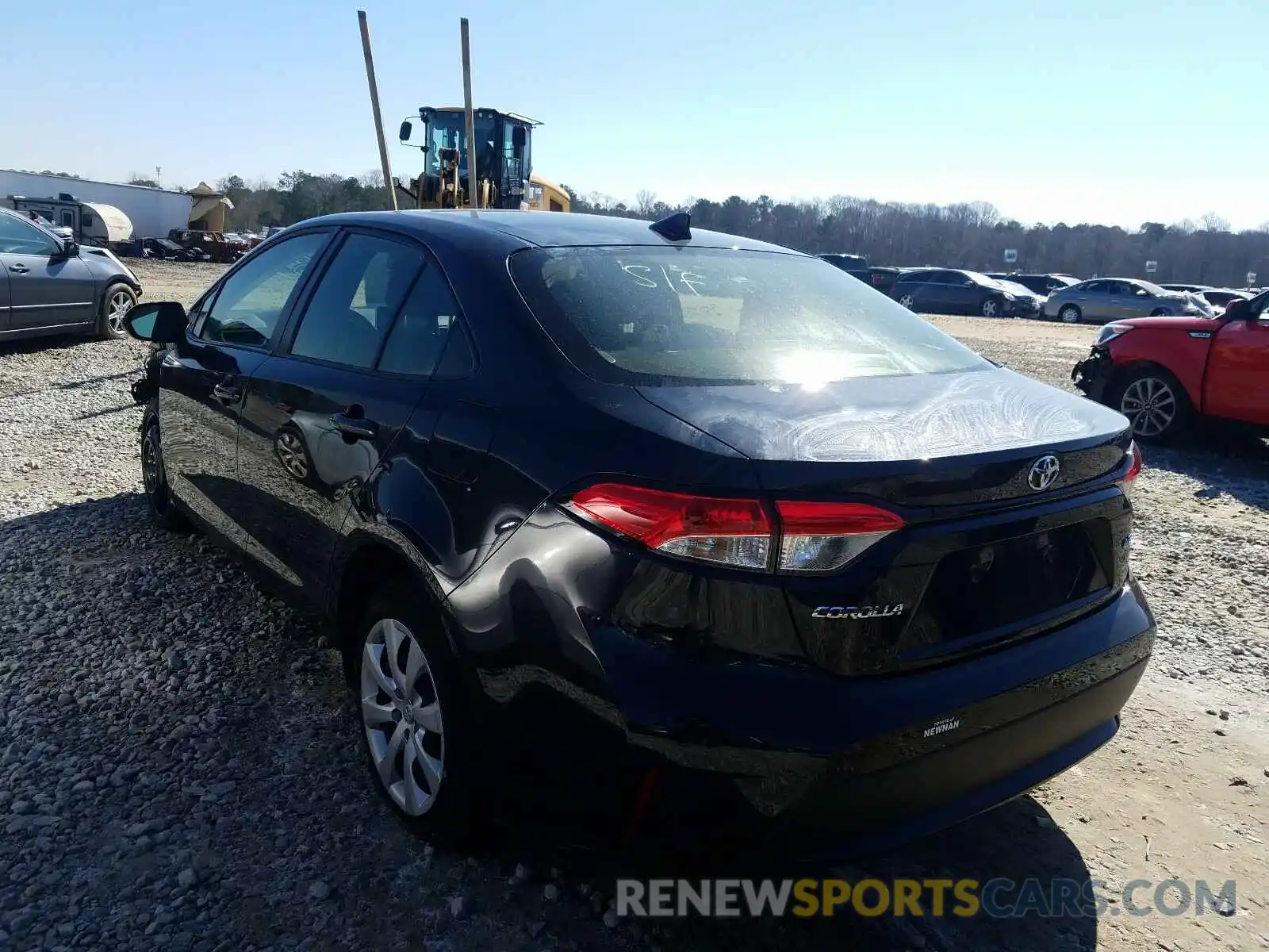 3 Photograph of a damaged car JTDEPRAE9LJ048451 TOYOTA COROLLA 2020