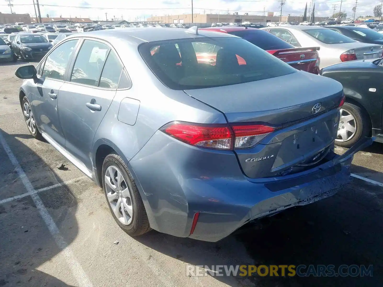 3 Photograph of a damaged car JTDEPRAE9LJ049129 TOYOTA COROLLA 2020