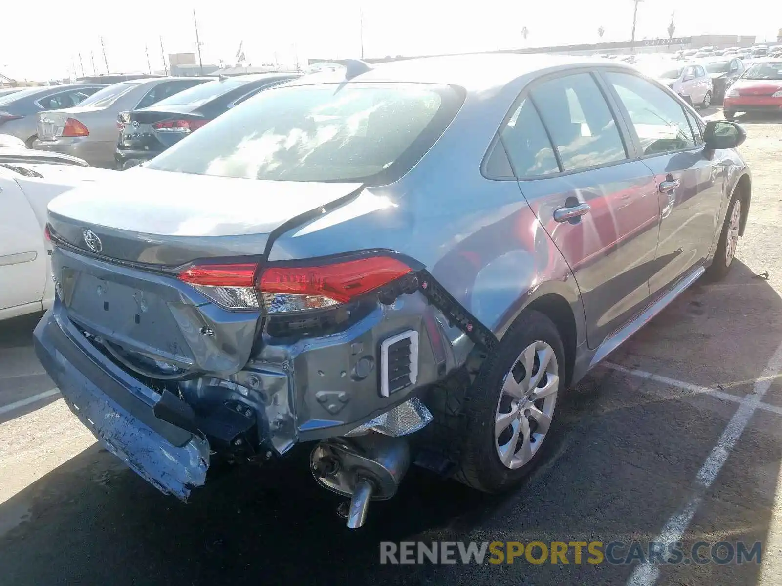 4 Photograph of a damaged car JTDEPRAE9LJ049129 TOYOTA COROLLA 2020