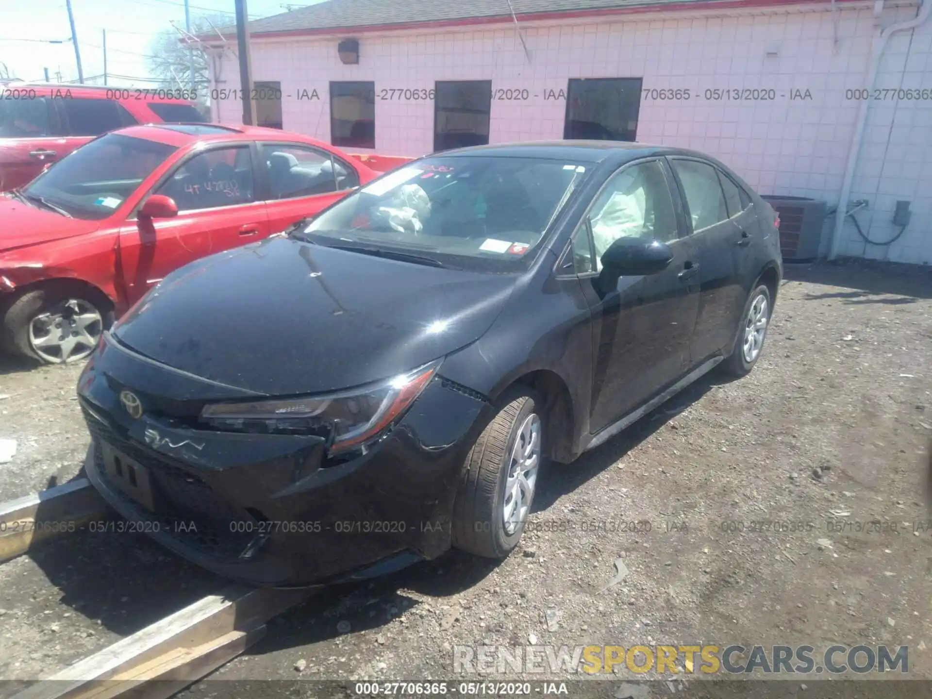 2 Photograph of a damaged car JTDEPRAE9LJ049406 TOYOTA COROLLA 2020