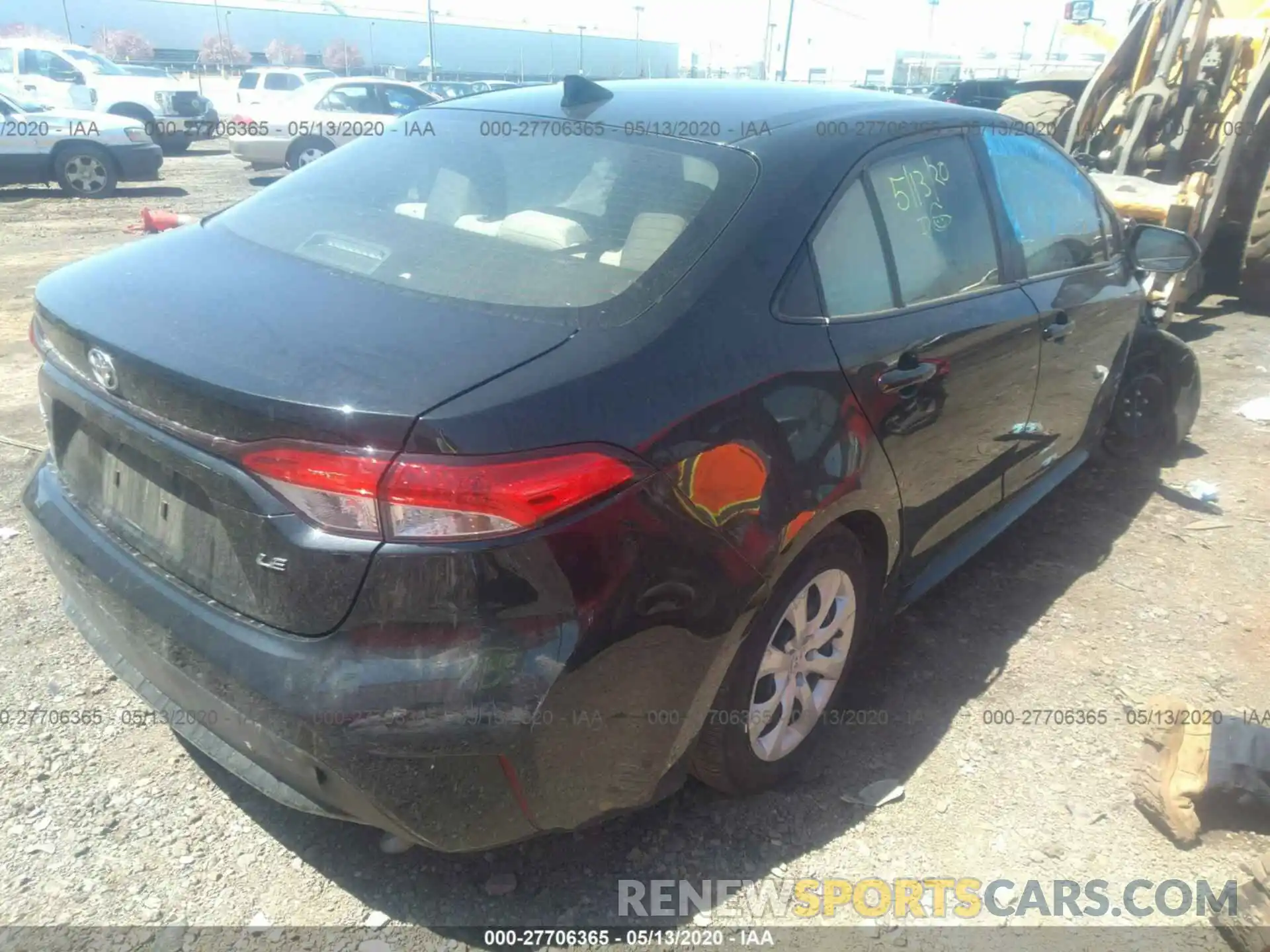 4 Photograph of a damaged car JTDEPRAE9LJ049406 TOYOTA COROLLA 2020