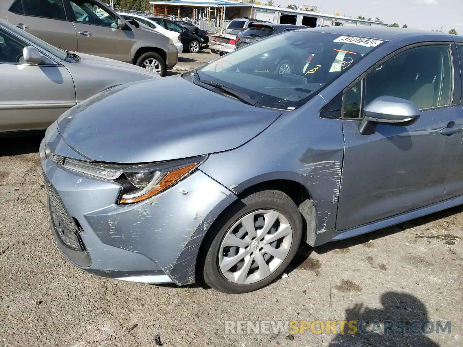 9 Photograph of a damaged car JTDEPRAE9LJ050569 TOYOTA COROLLA 2020