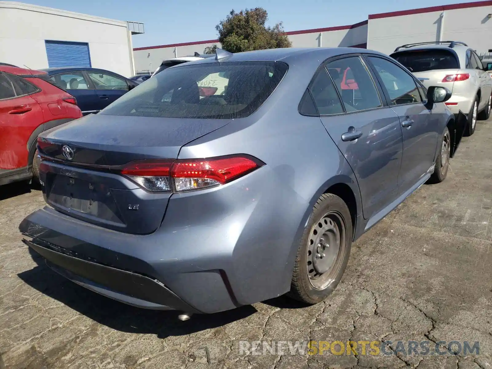 4 Photograph of a damaged car JTDEPRAE9LJ051009 TOYOTA COROLLA 2020