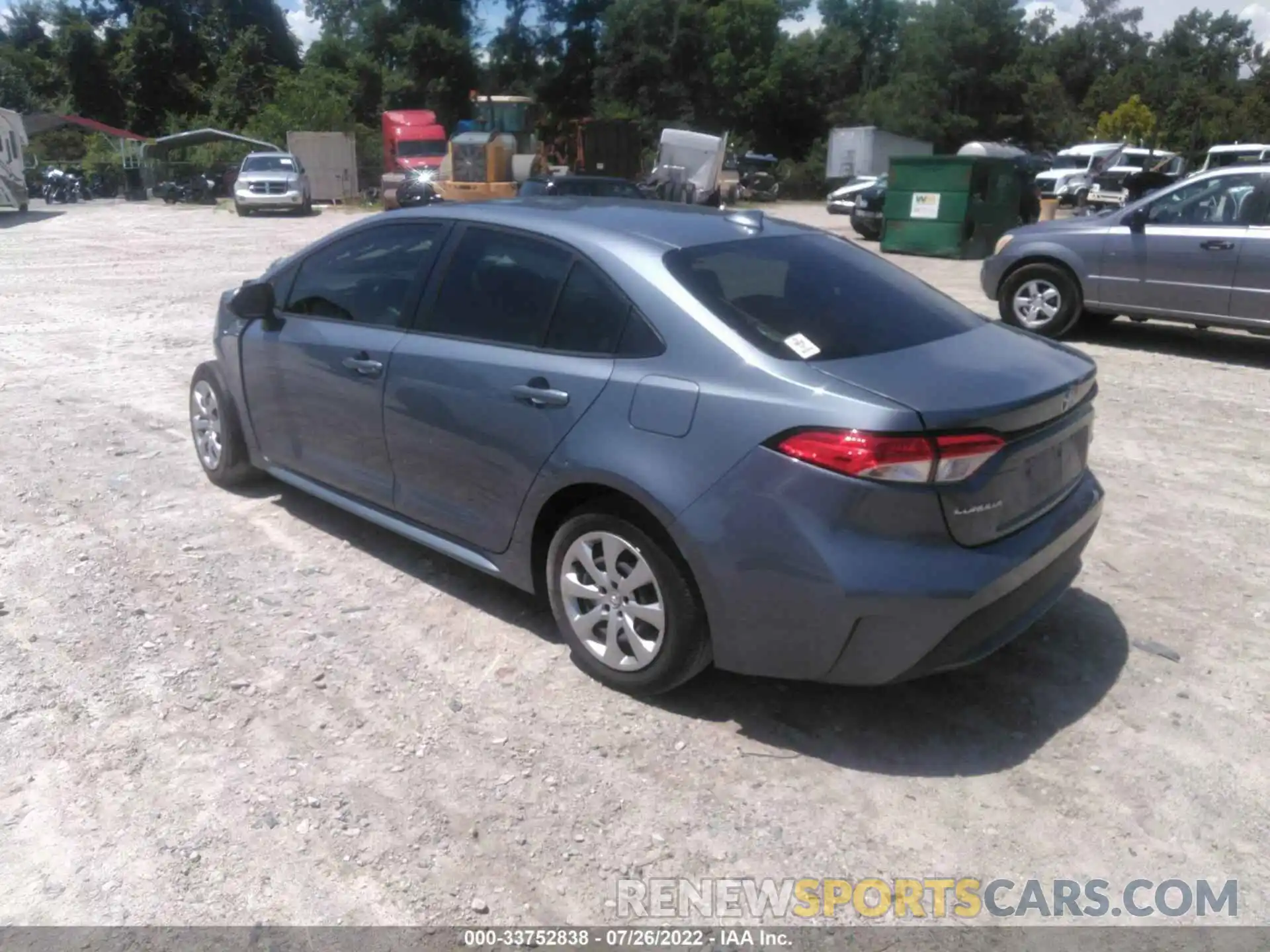 3 Photograph of a damaged car JTDEPRAE9LJ051110 TOYOTA COROLLA 2020