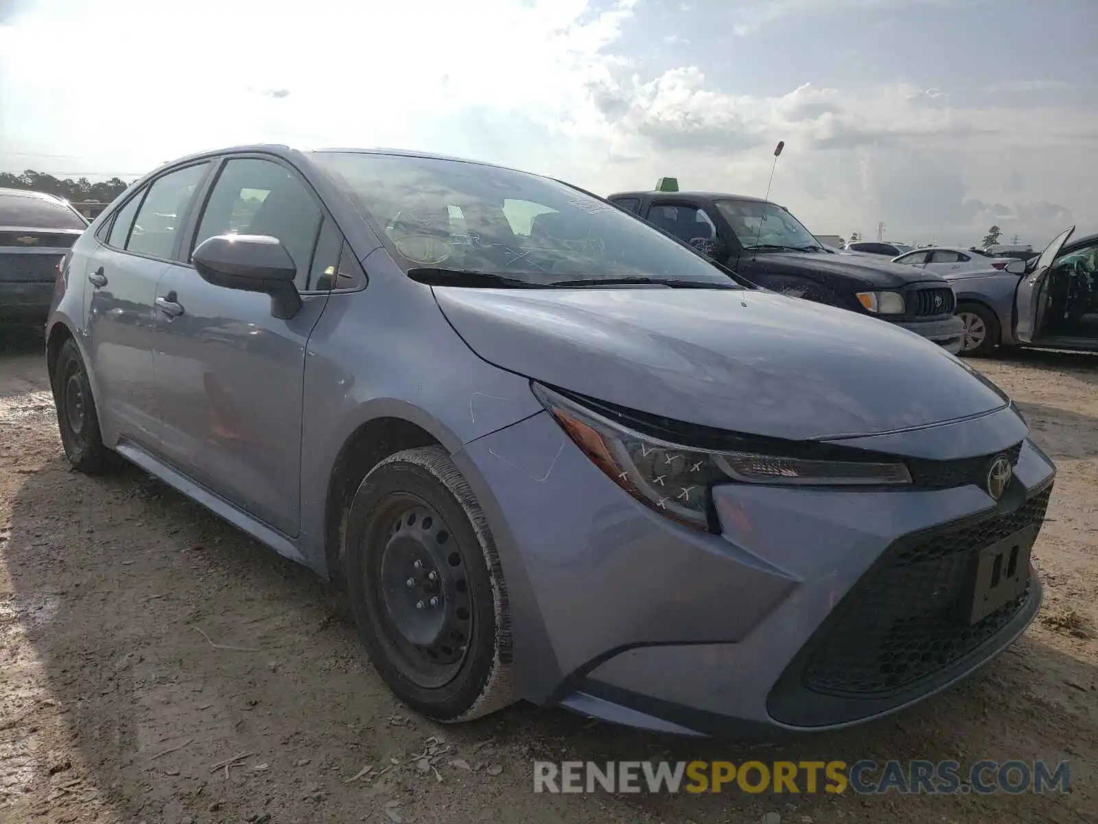 1 Photograph of a damaged car JTDEPRAE9LJ051124 TOYOTA COROLLA 2020