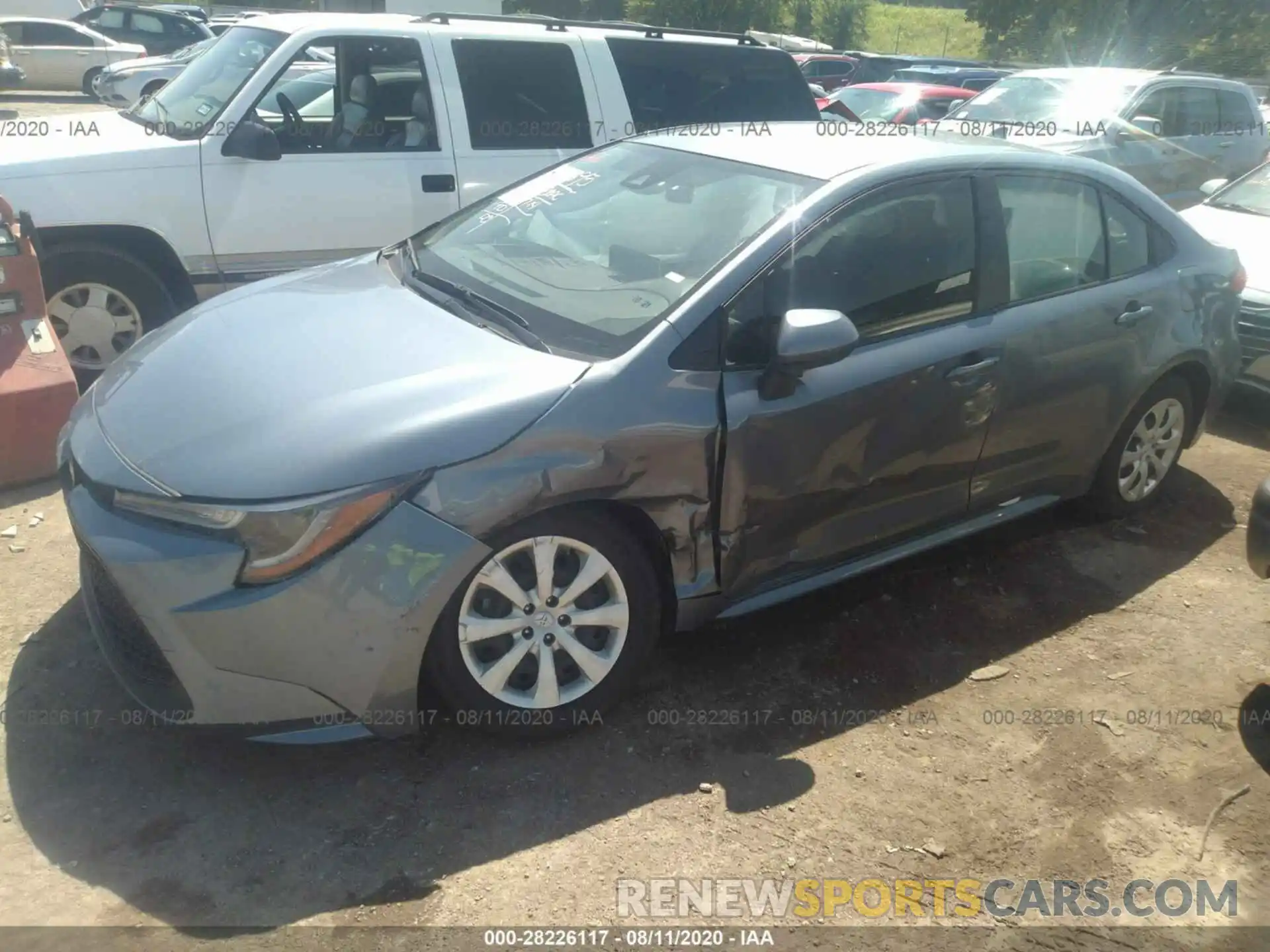 2 Photograph of a damaged car JTDEPRAE9LJ051446 TOYOTA COROLLA 2020