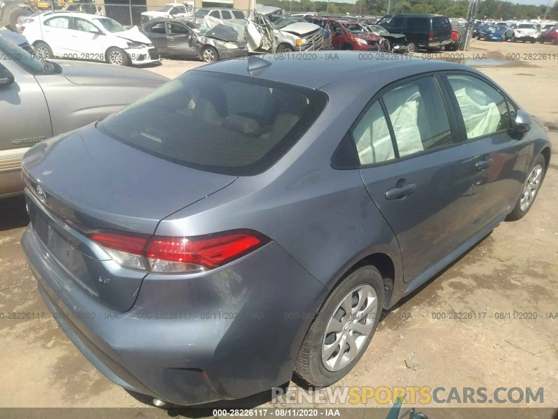 4 Photograph of a damaged car JTDEPRAE9LJ051446 TOYOTA COROLLA 2020