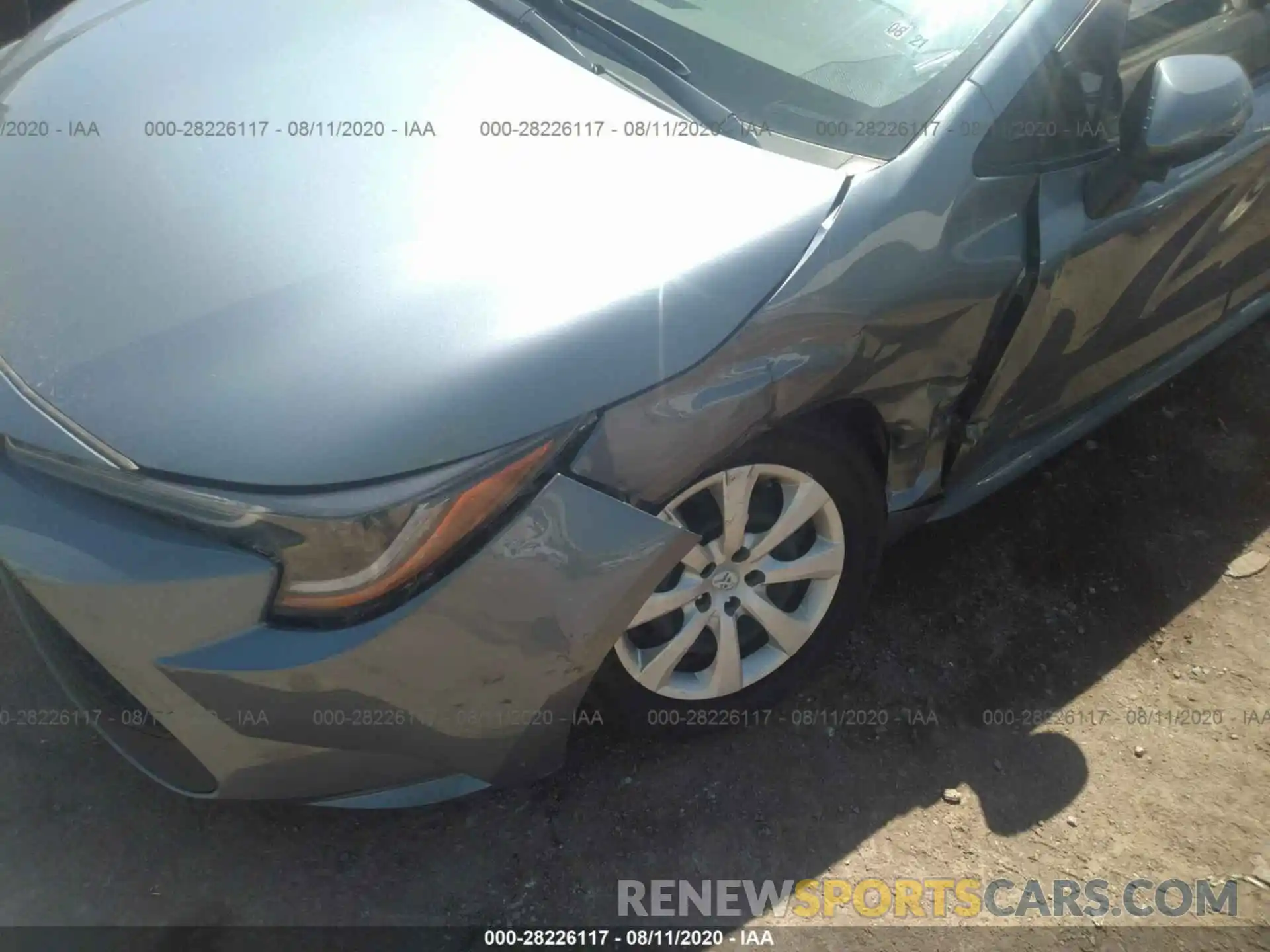 6 Photograph of a damaged car JTDEPRAE9LJ051446 TOYOTA COROLLA 2020