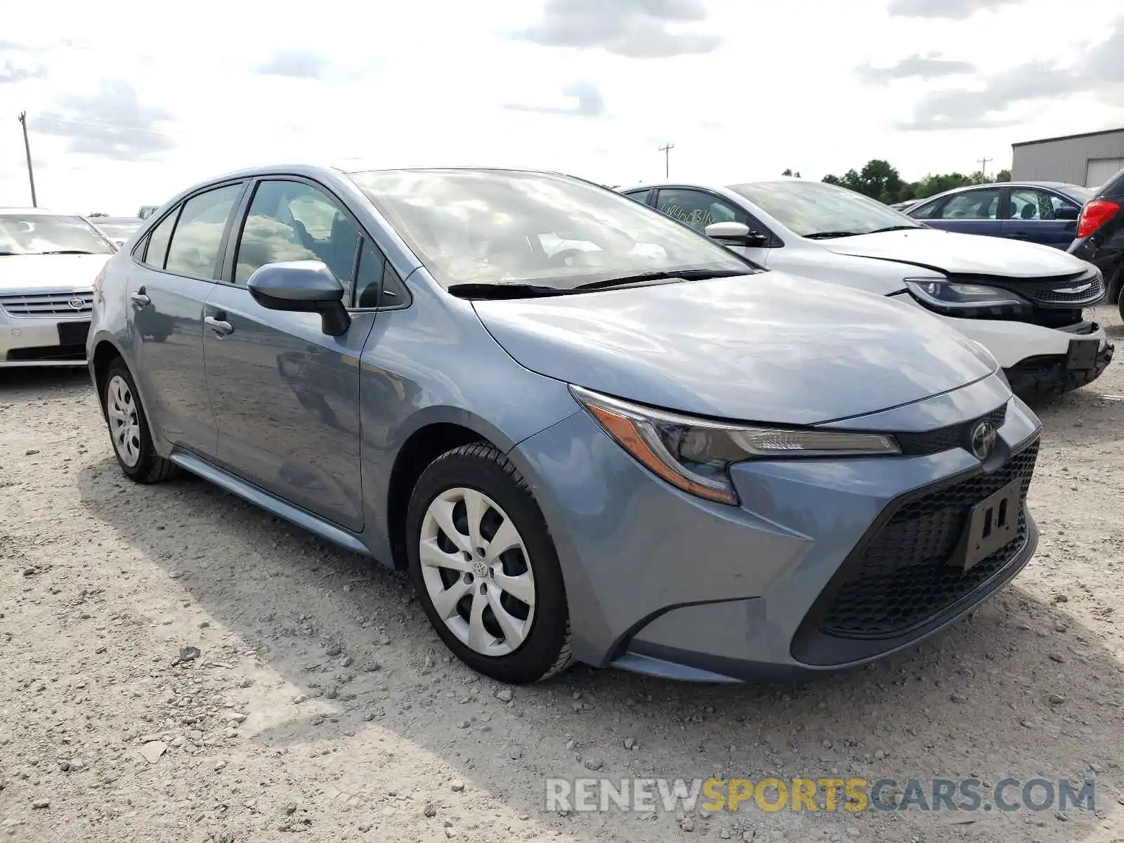 1 Photograph of a damaged car JTDEPRAE9LJ051611 TOYOTA COROLLA 2020