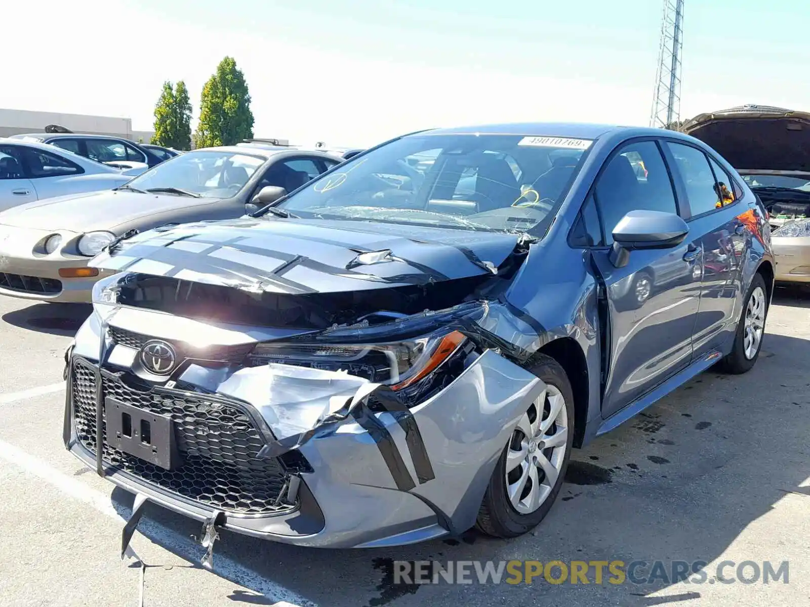 2 Photograph of a damaged car JTDEPRAE9LJ051687 TOYOTA COROLLA 2020