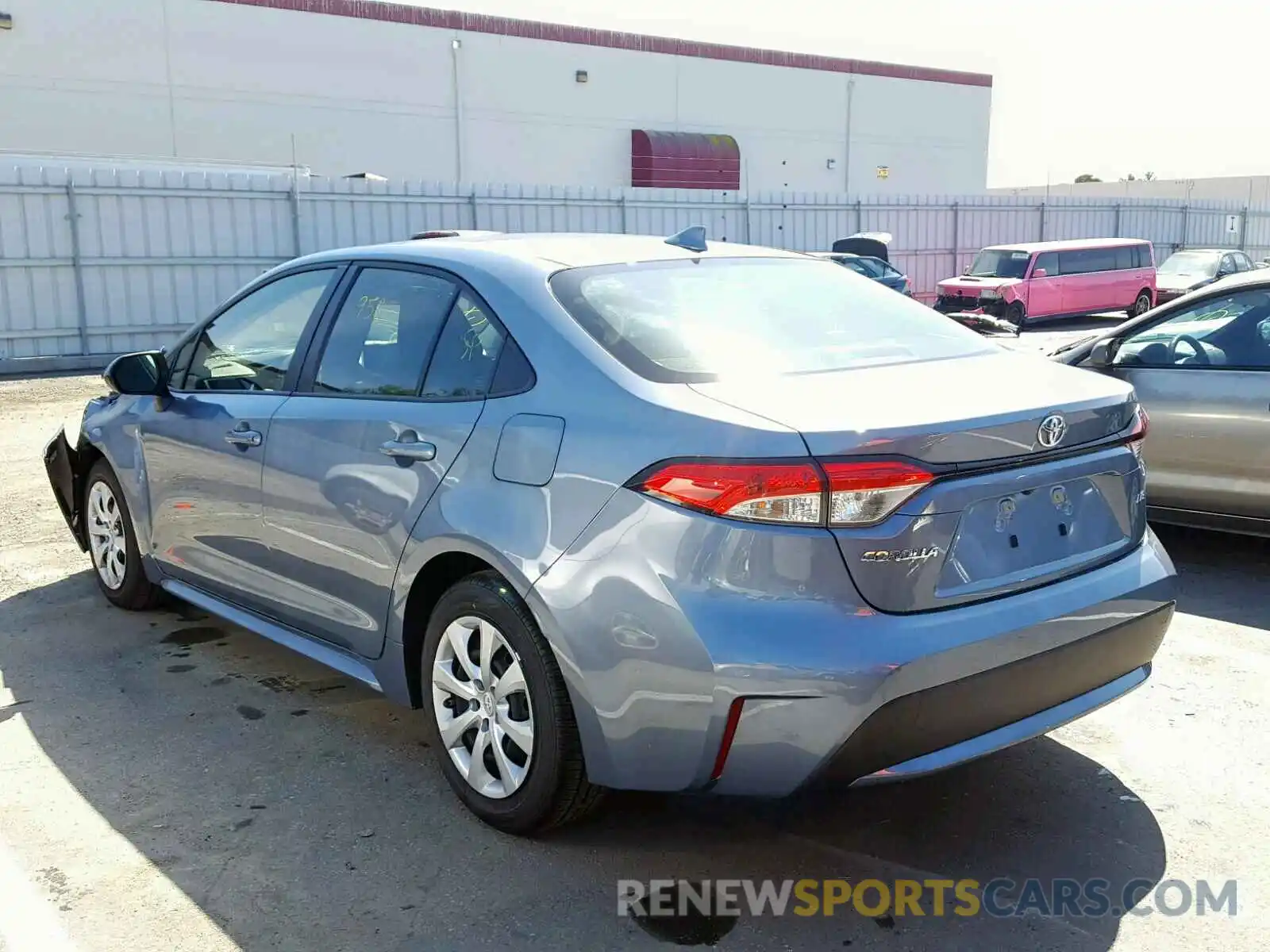 3 Photograph of a damaged car JTDEPRAE9LJ051687 TOYOTA COROLLA 2020