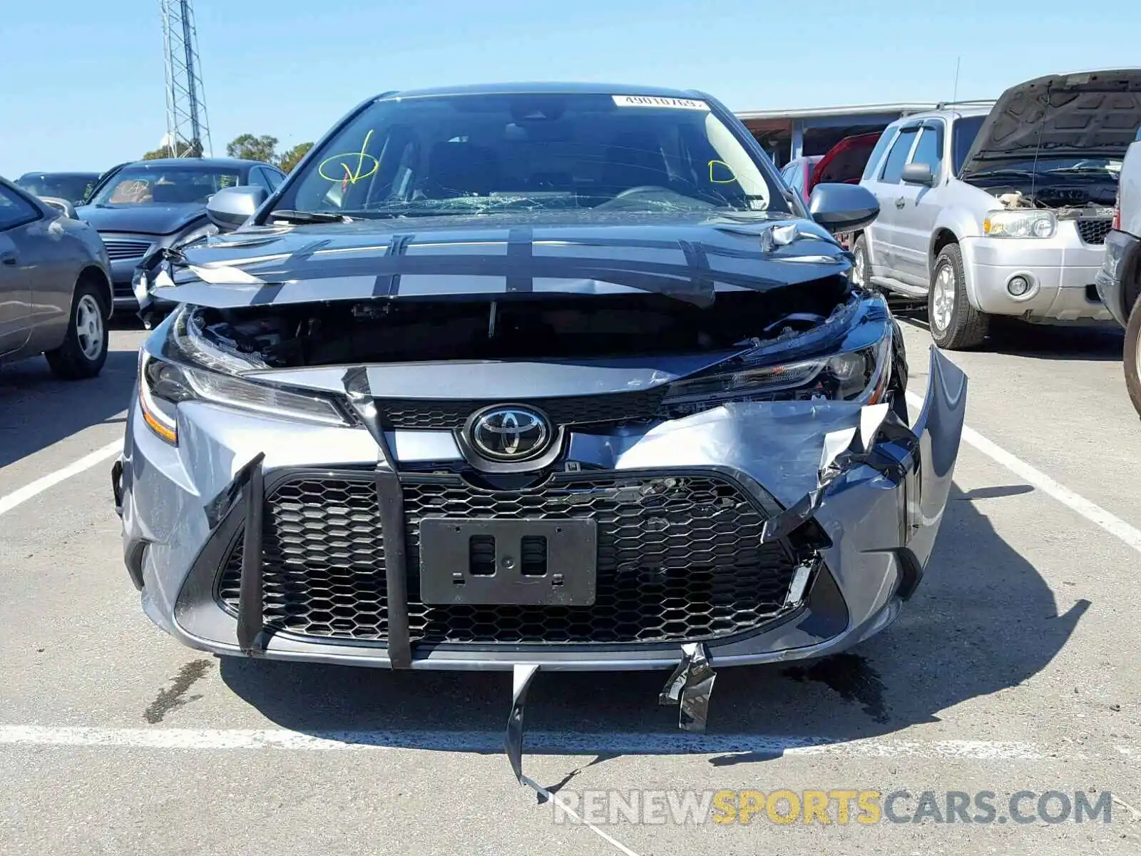 9 Photograph of a damaged car JTDEPRAE9LJ051687 TOYOTA COROLLA 2020