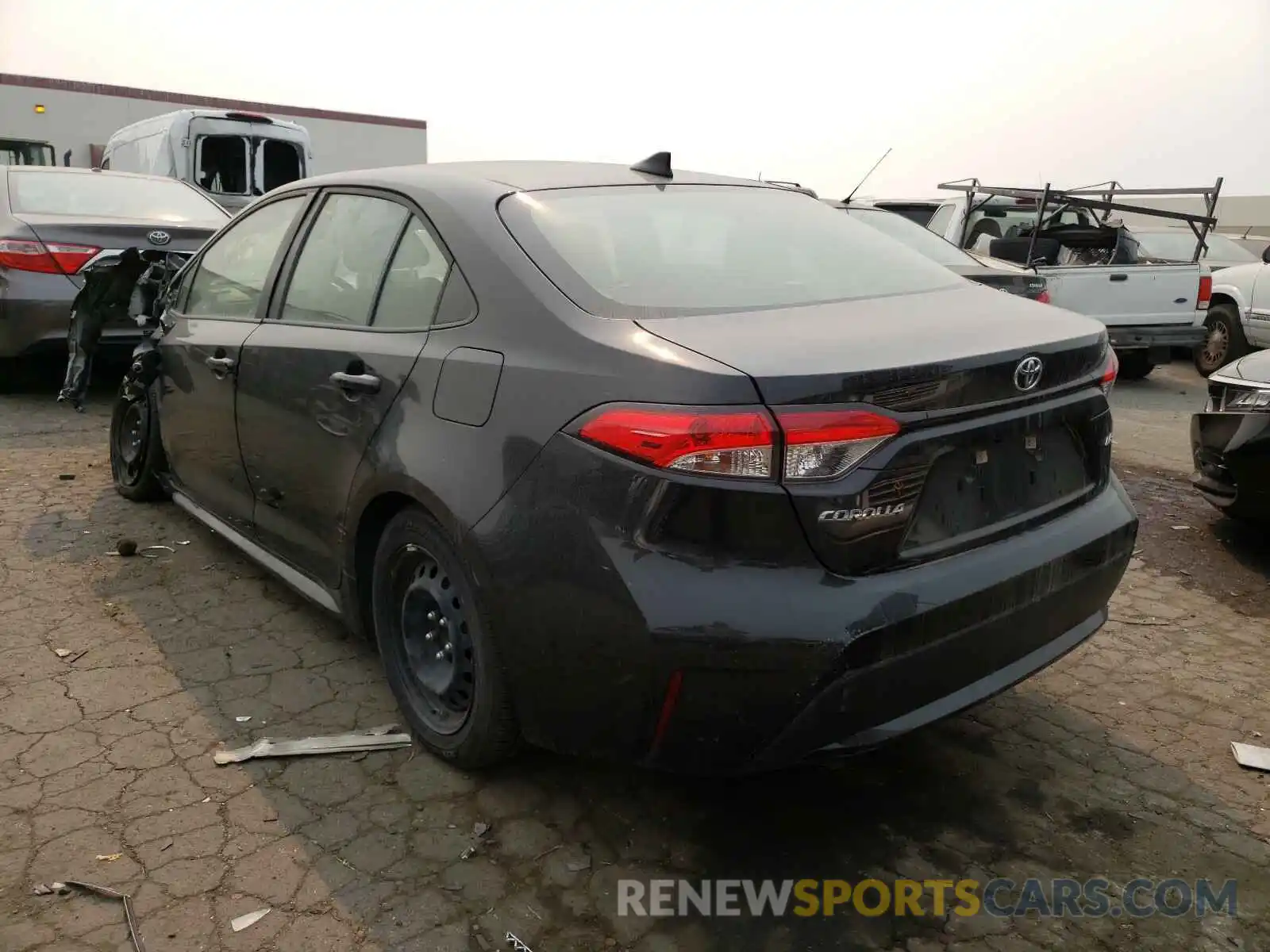 3 Photograph of a damaged car JTDEPRAE9LJ051950 TOYOTA COROLLA 2020