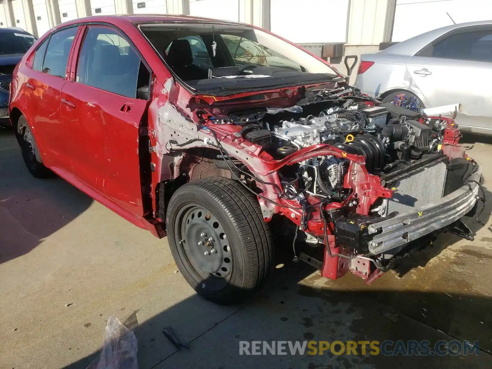 1 Photograph of a damaged car JTDEPRAE9LJ052421 TOYOTA COROLLA 2020