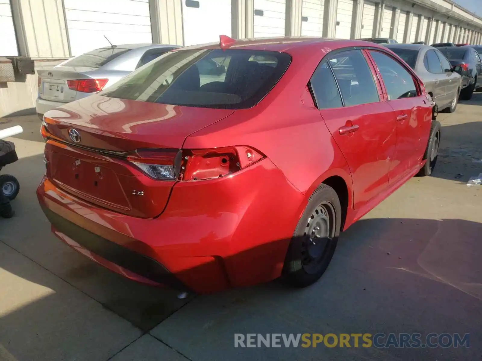 4 Photograph of a damaged car JTDEPRAE9LJ052421 TOYOTA COROLLA 2020