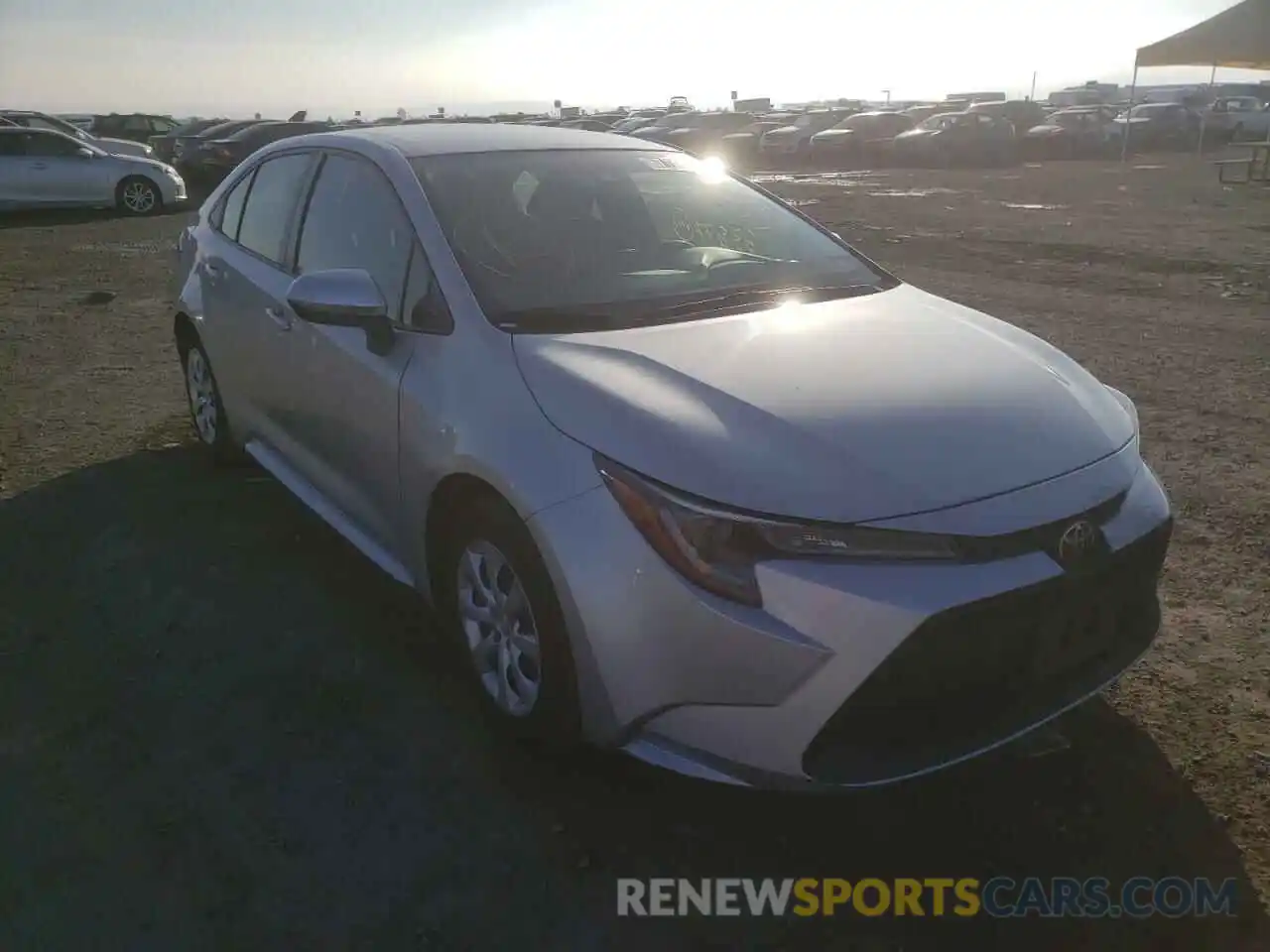 1 Photograph of a damaged car JTDEPRAE9LJ052791 TOYOTA COROLLA 2020