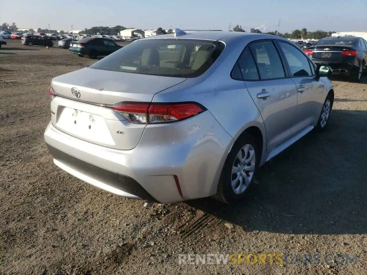 4 Photograph of a damaged car JTDEPRAE9LJ052791 TOYOTA COROLLA 2020