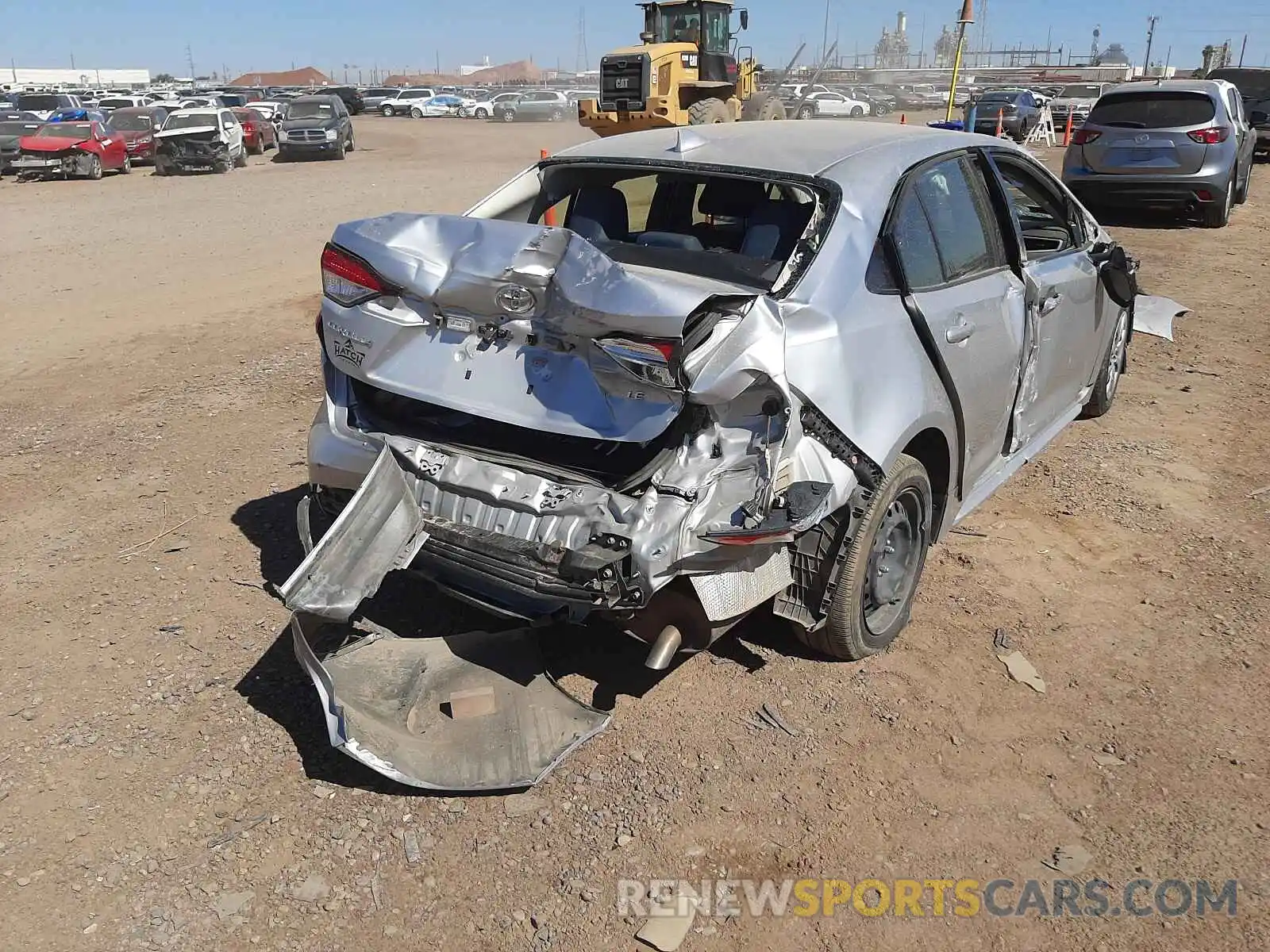 4 Photograph of a damaged car JTDEPRAE9LJ053116 TOYOTA COROLLA 2020