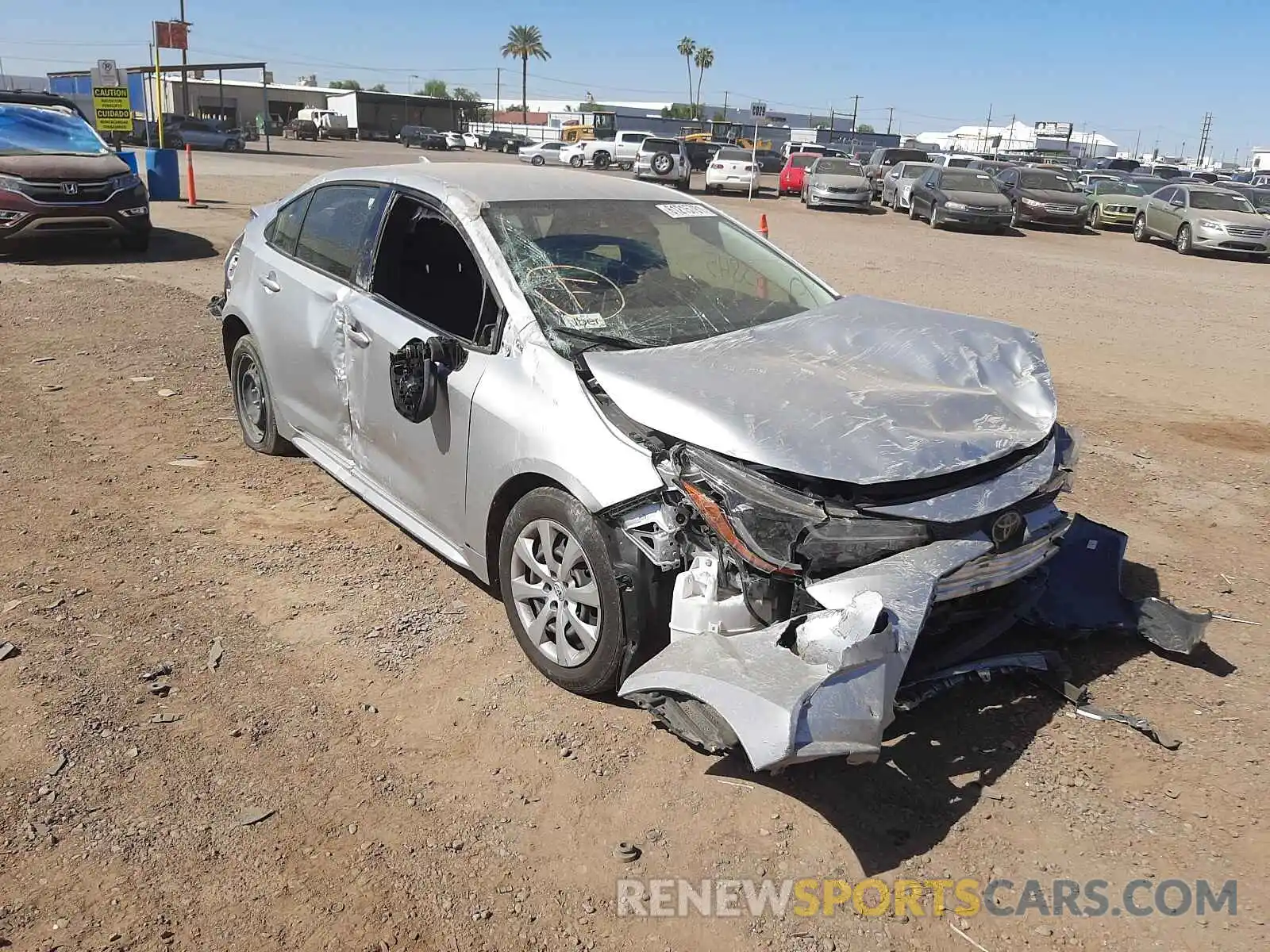 9 Photograph of a damaged car JTDEPRAE9LJ053116 TOYOTA COROLLA 2020