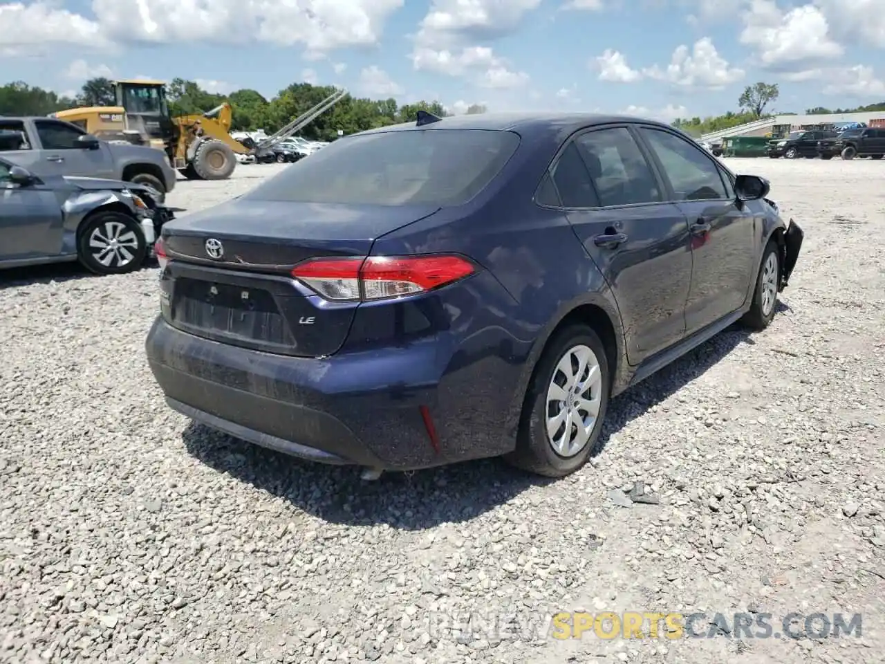 4 Photograph of a damaged car JTDEPRAE9LJ053200 TOYOTA COROLLA 2020