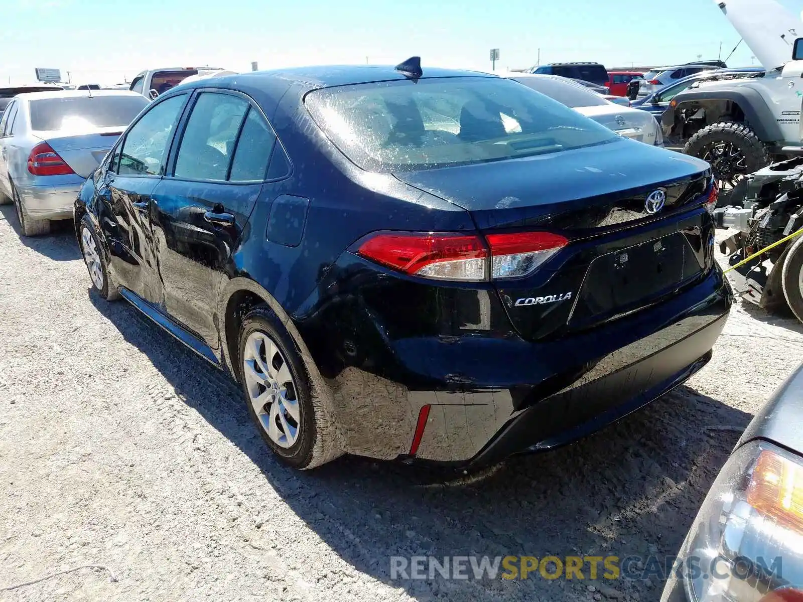 3 Photograph of a damaged car JTDEPRAE9LJ053259 TOYOTA COROLLA 2020