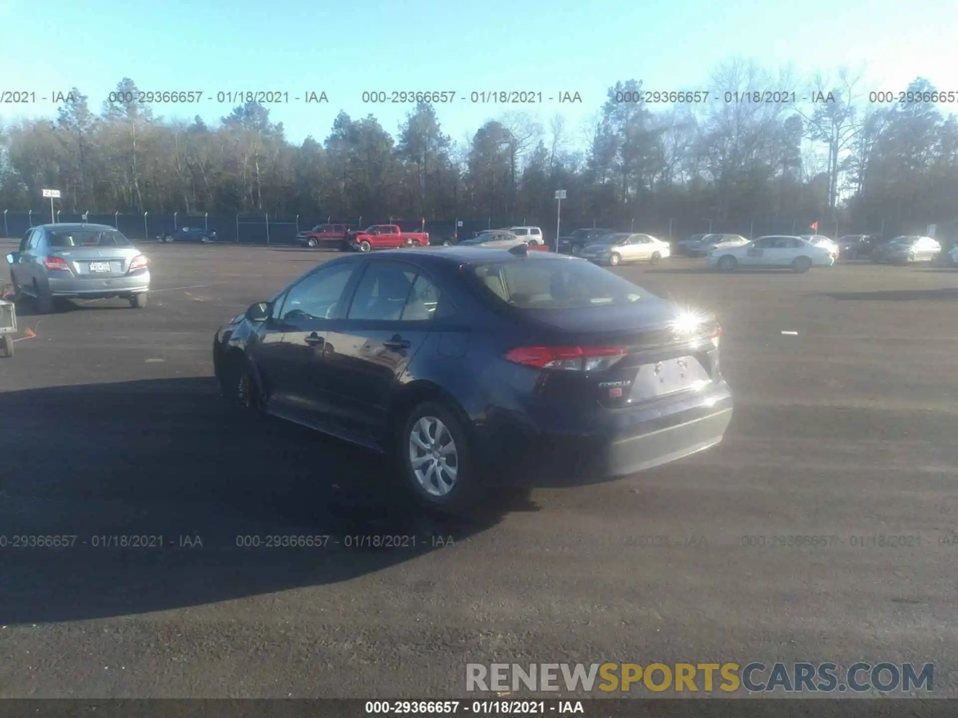 3 Photograph of a damaged car JTDEPRAE9LJ053486 TOYOTA COROLLA 2020