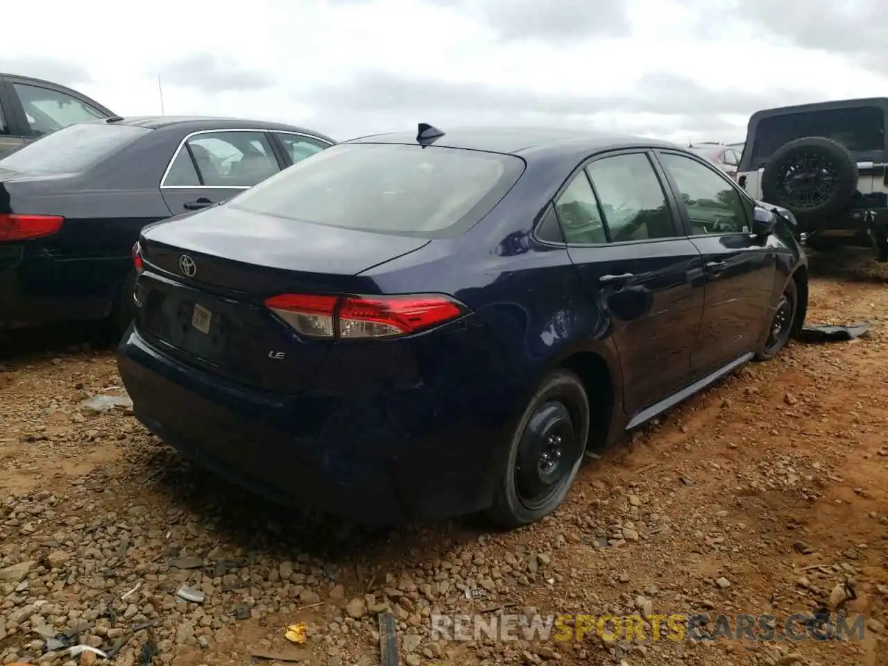 4 Photograph of a damaged car JTDEPRAE9LJ053584 TOYOTA COROLLA 2020