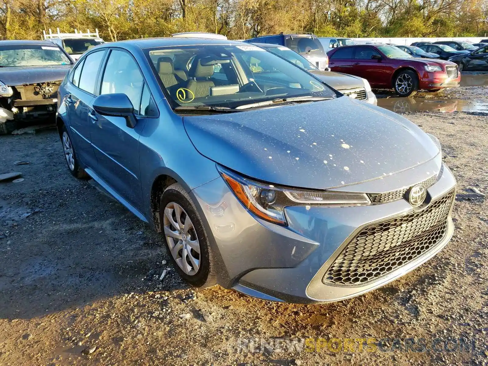 1 Photograph of a damaged car JTDEPRAE9LJ053939 TOYOTA COROLLA 2020