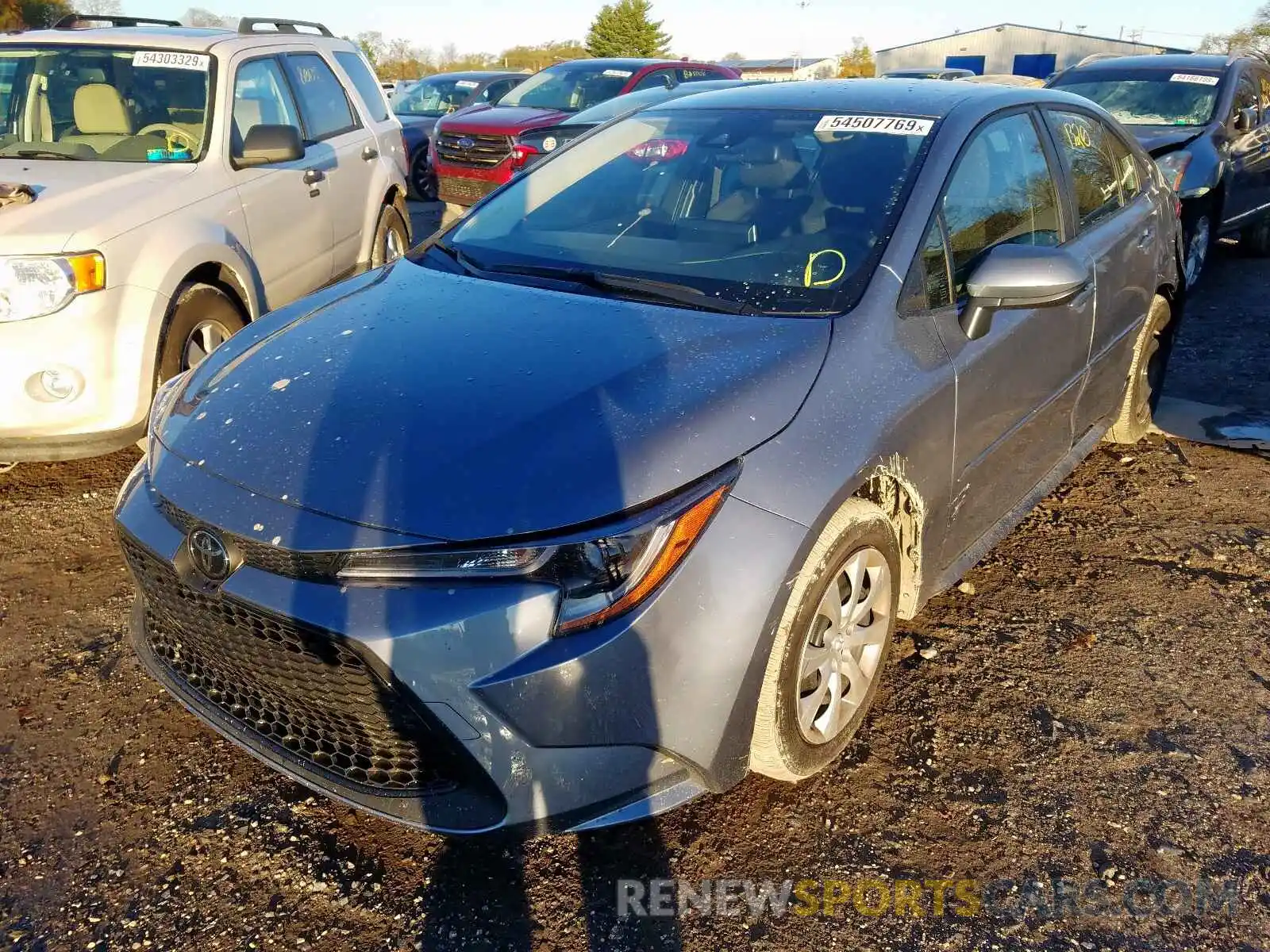 2 Photograph of a damaged car JTDEPRAE9LJ053939 TOYOTA COROLLA 2020