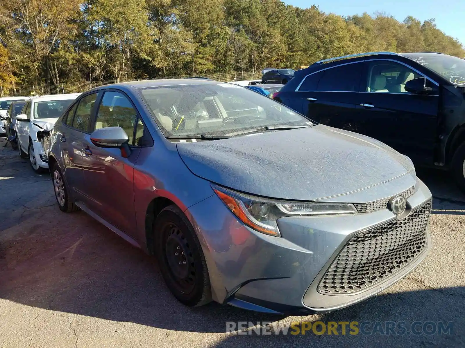 1 Photograph of a damaged car JTDEPRAE9LJ054170 TOYOTA COROLLA 2020