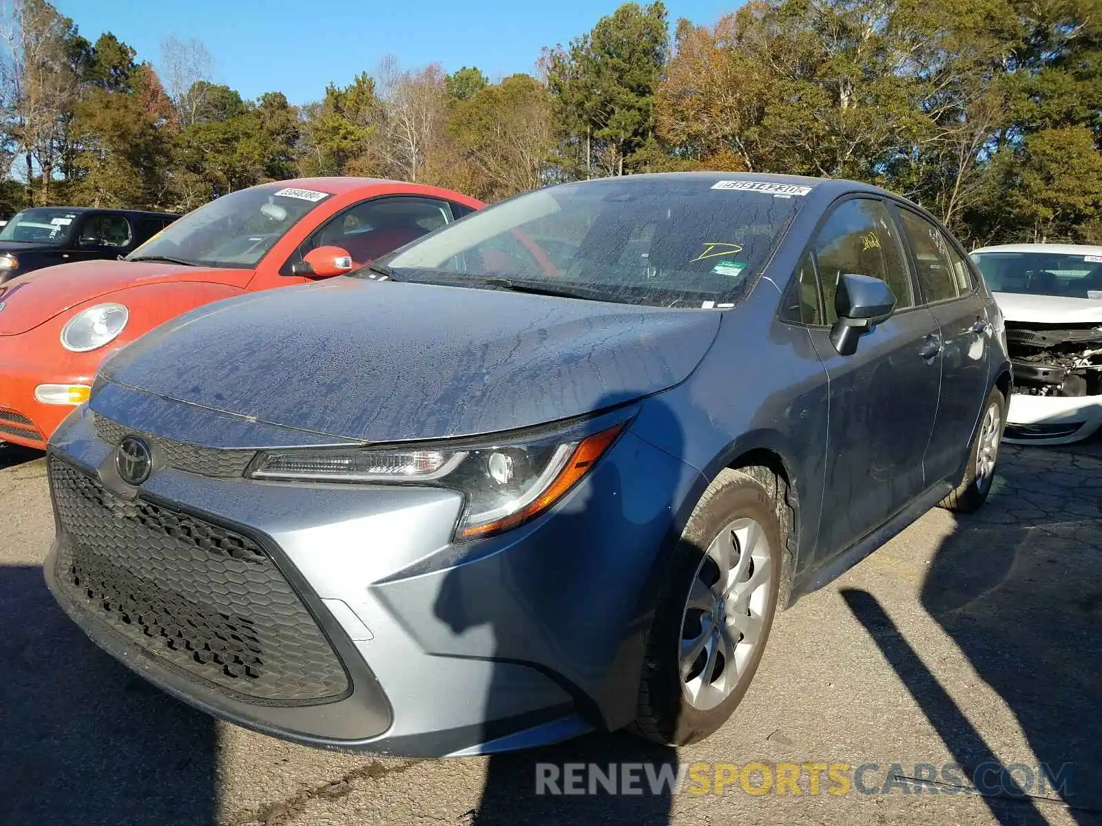 2 Photograph of a damaged car JTDEPRAE9LJ054170 TOYOTA COROLLA 2020