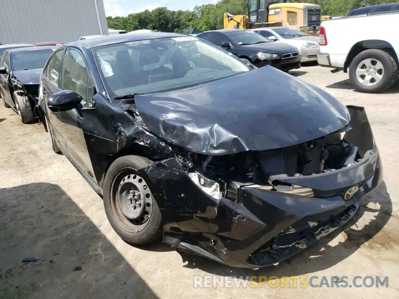 1 Photograph of a damaged car JTDEPRAE9LJ054184 TOYOTA COROLLA 2020