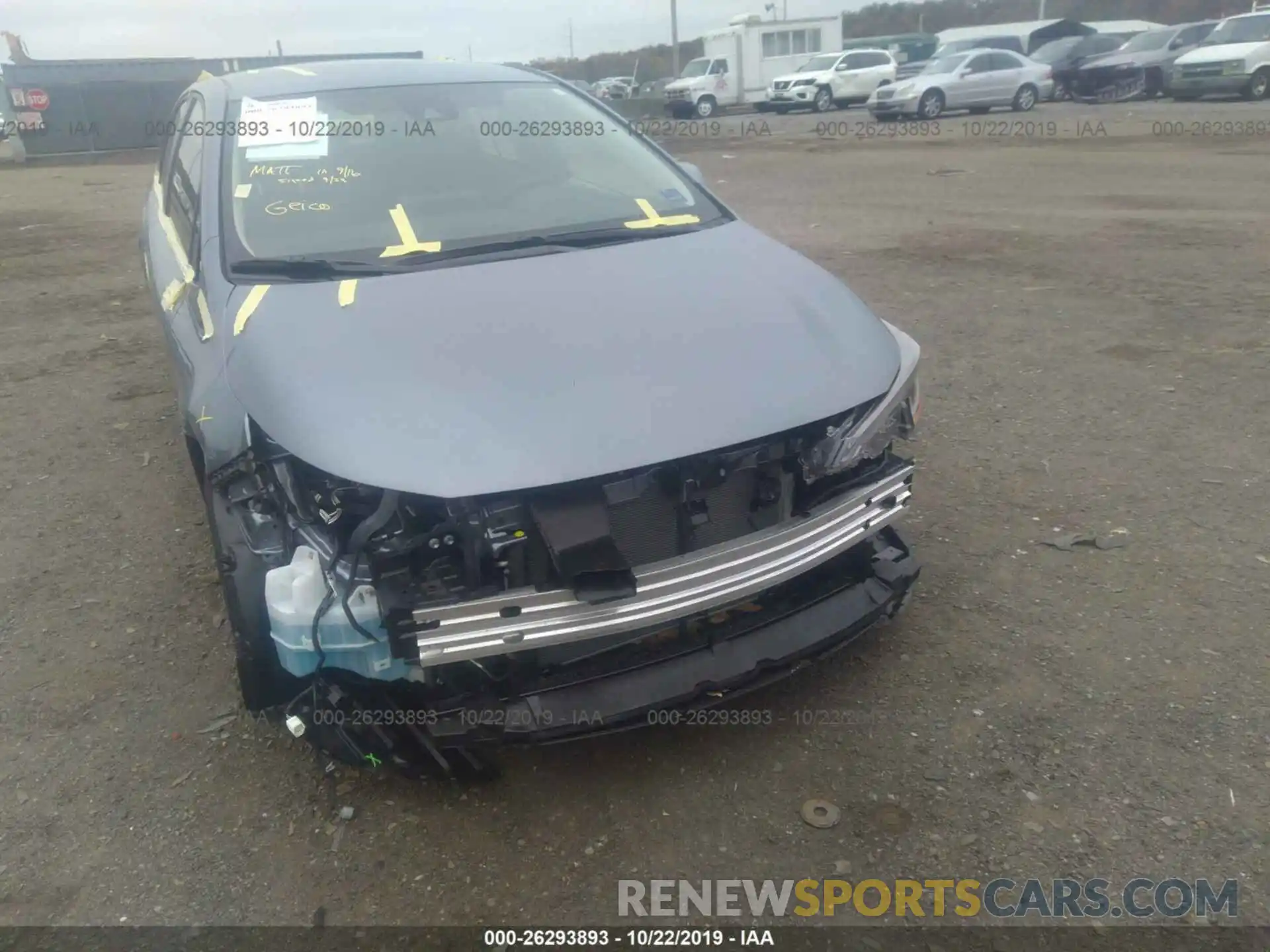 6 Photograph of a damaged car JTDEPRAE9LJ055643 TOYOTA COROLLA 2020