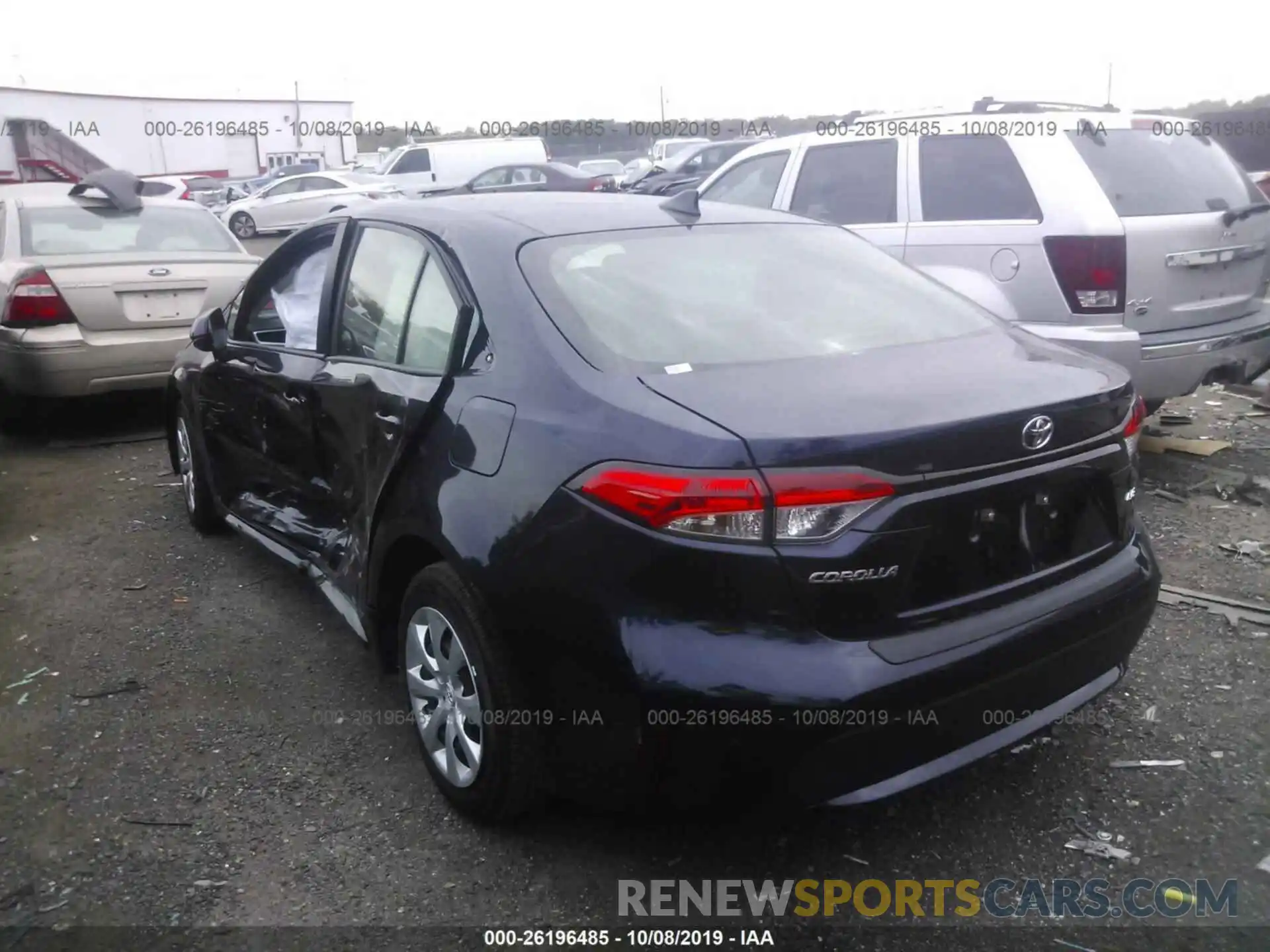 3 Photograph of a damaged car JTDEPRAE9LJ055836 TOYOTA COROLLA 2020