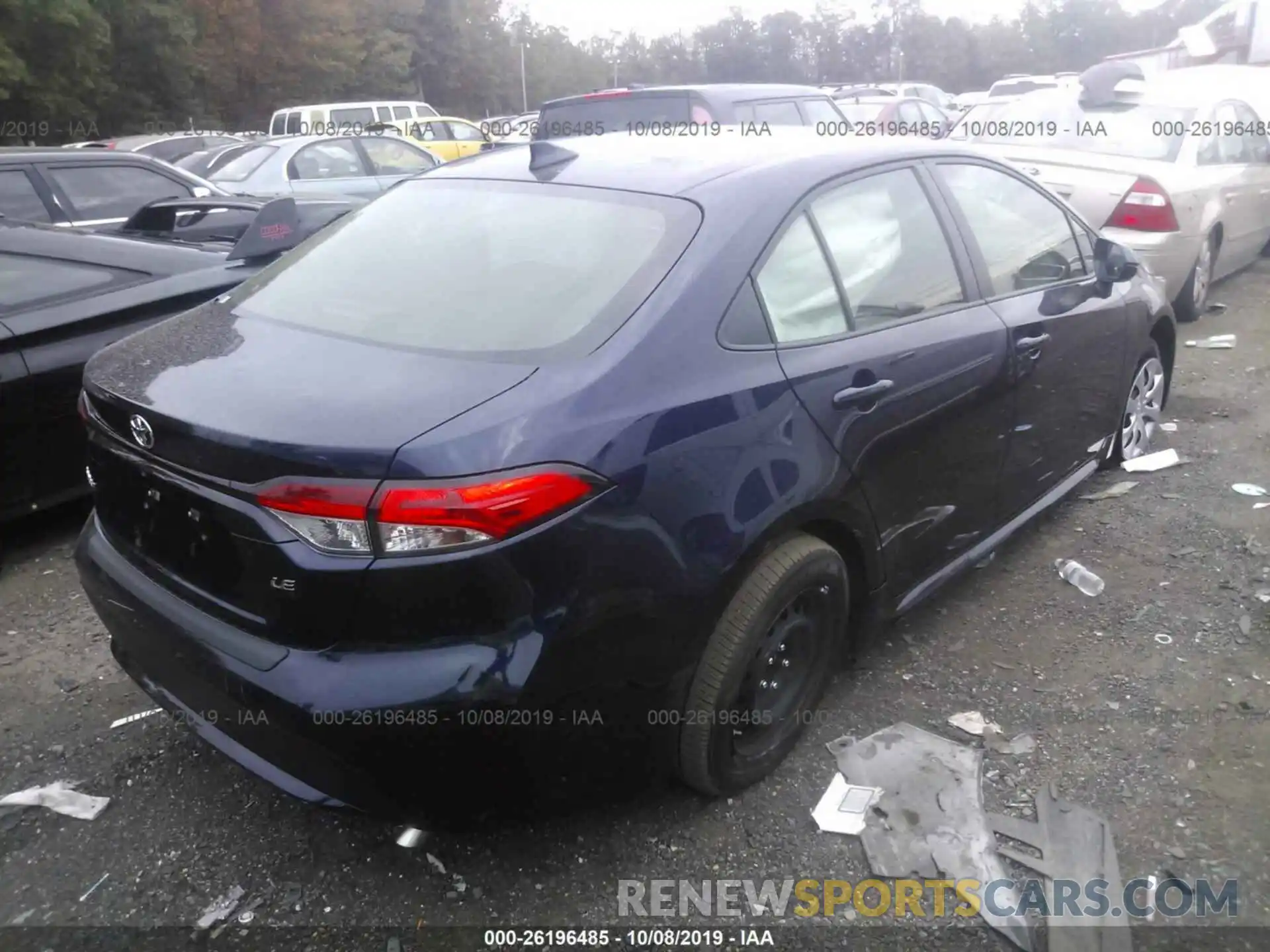 4 Photograph of a damaged car JTDEPRAE9LJ055836 TOYOTA COROLLA 2020