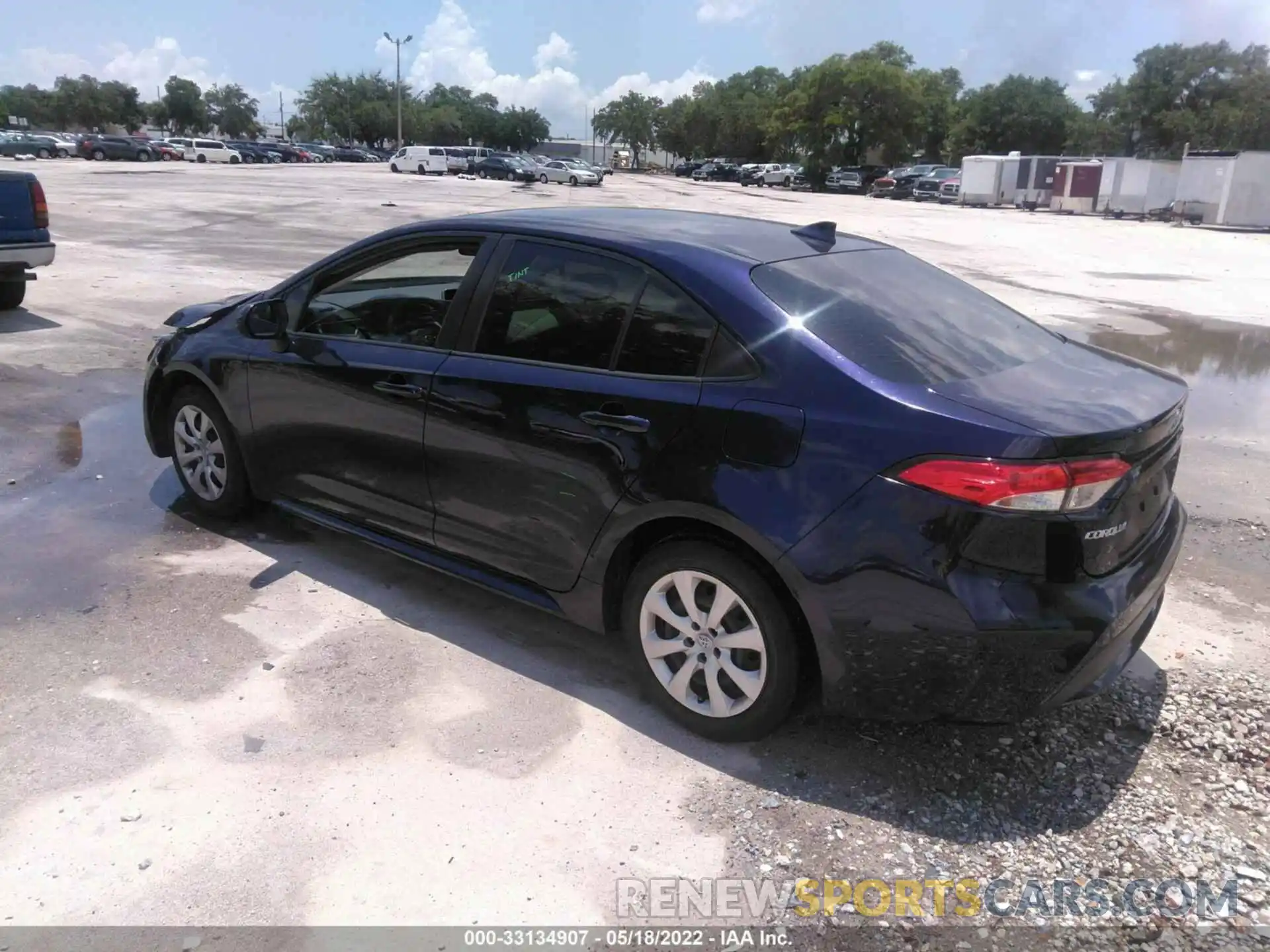 3 Photograph of a damaged car JTDEPRAE9LJ056632 TOYOTA COROLLA 2020