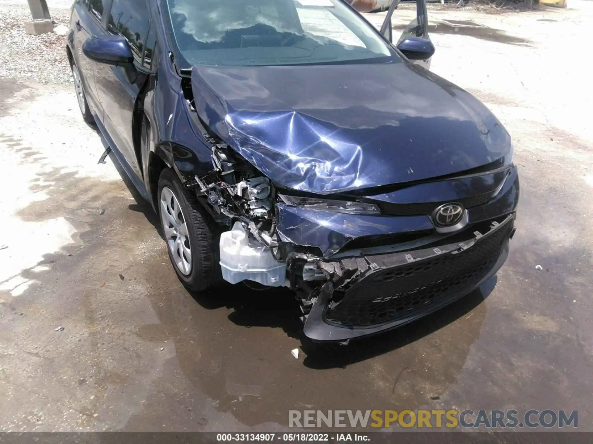 6 Photograph of a damaged car JTDEPRAE9LJ056632 TOYOTA COROLLA 2020