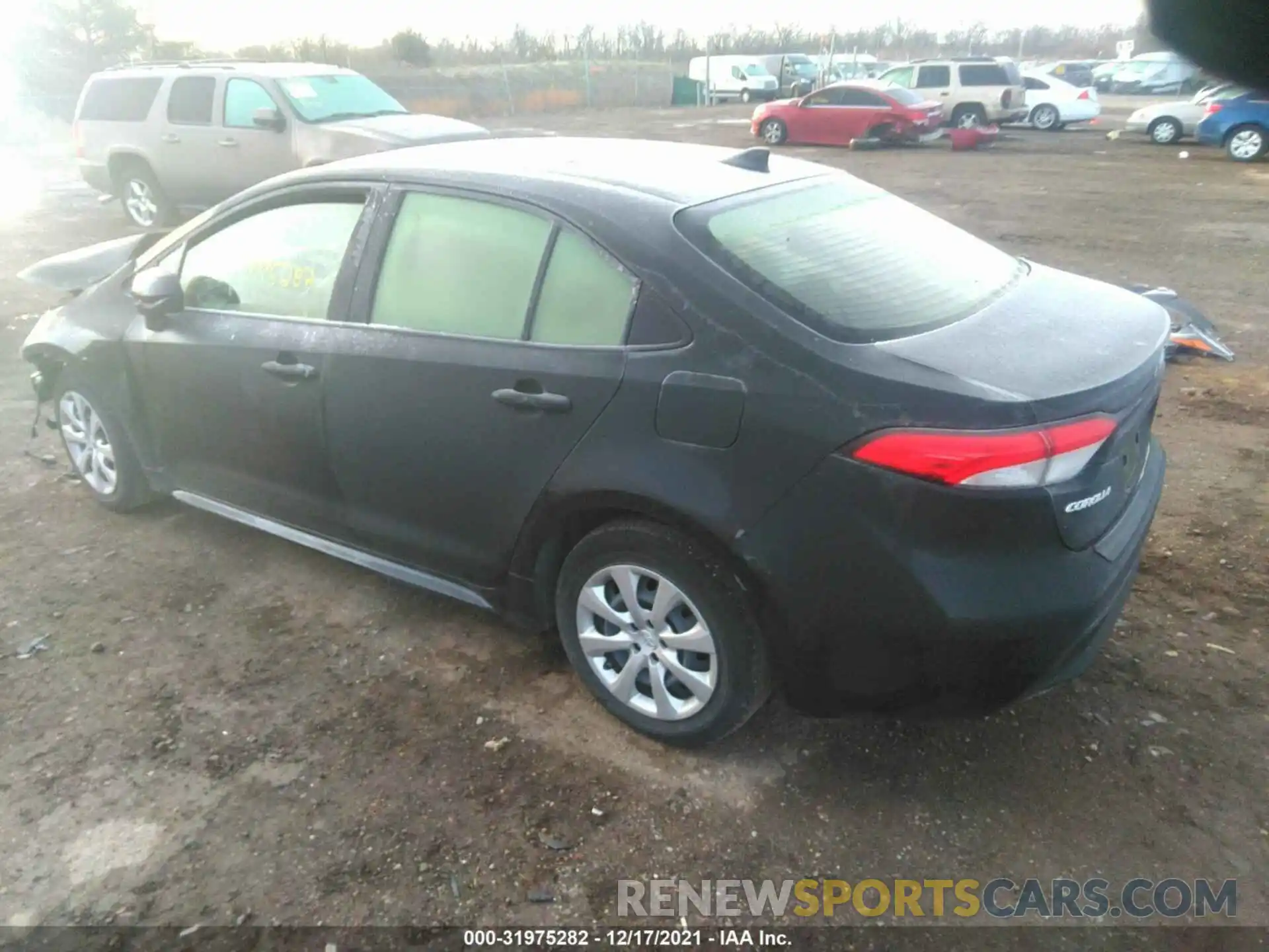 3 Photograph of a damaged car JTDEPRAE9LJ058414 TOYOTA COROLLA 2020