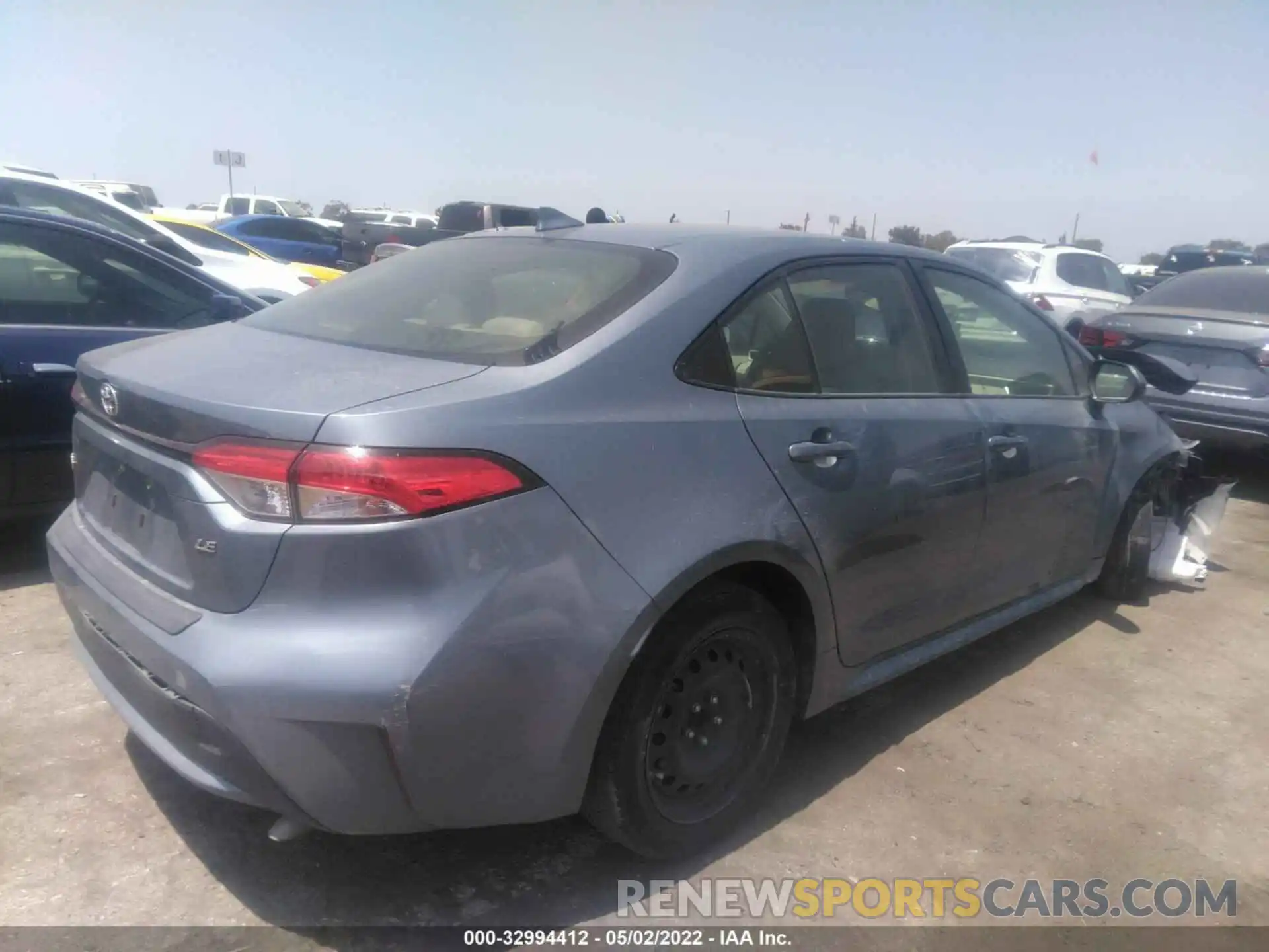 4 Photograph of a damaged car JTDEPRAE9LJ059093 TOYOTA COROLLA 2020