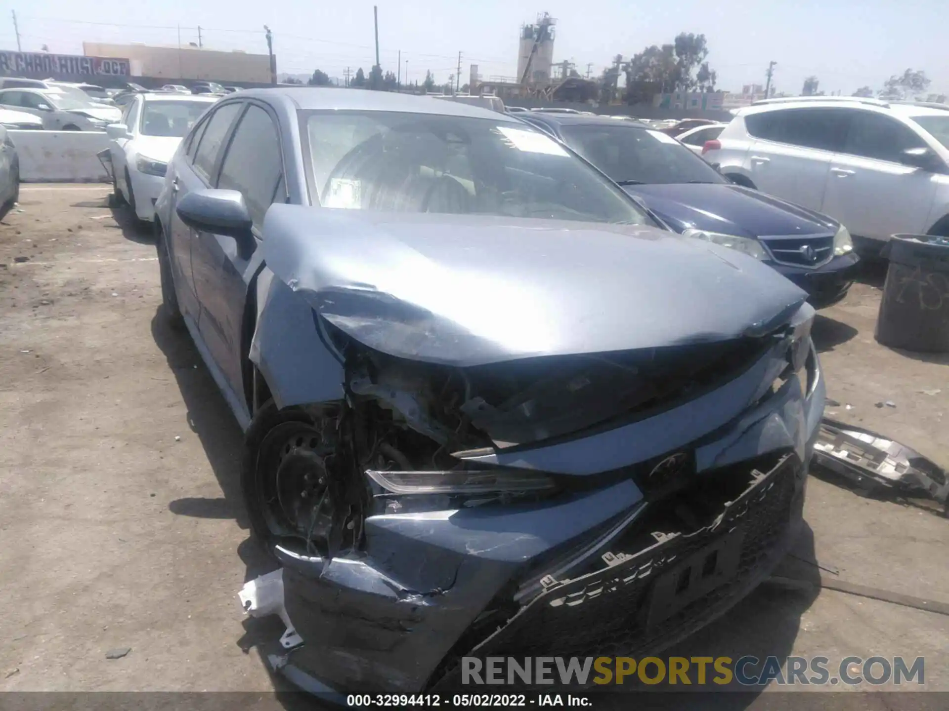 6 Photograph of a damaged car JTDEPRAE9LJ059093 TOYOTA COROLLA 2020