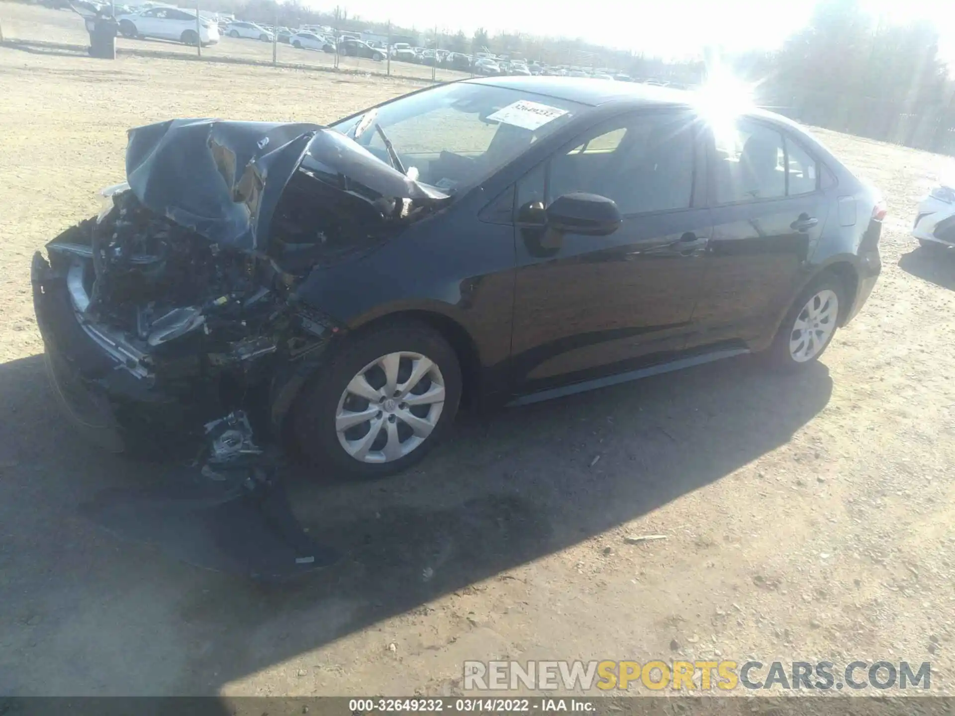 2 Photograph of a damaged car JTDEPRAE9LJ059272 TOYOTA COROLLA 2020