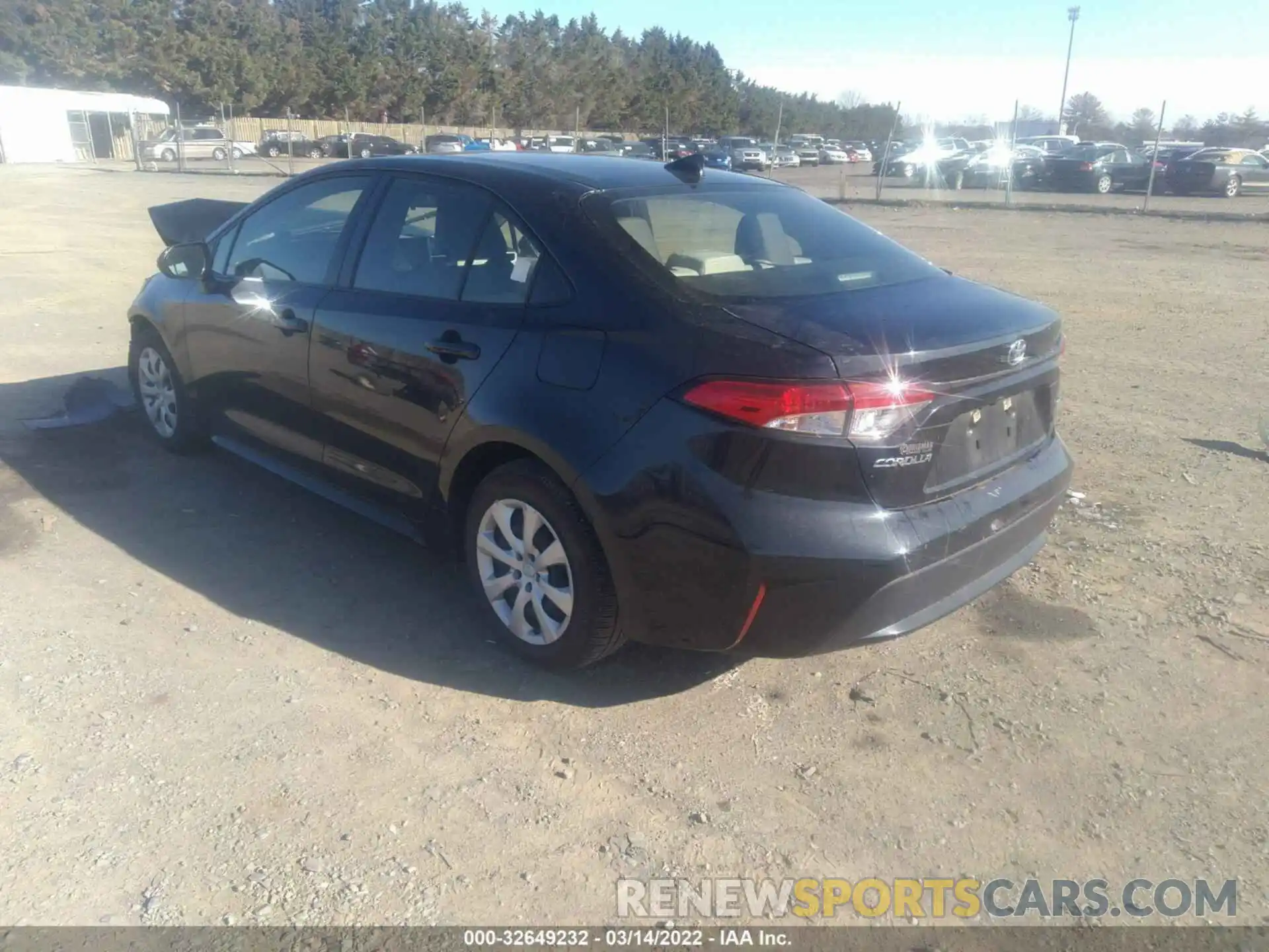 3 Photograph of a damaged car JTDEPRAE9LJ059272 TOYOTA COROLLA 2020