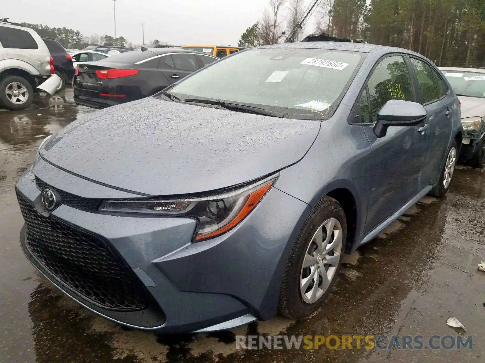 2 Photograph of a damaged car JTDEPRAE9LJ059594 TOYOTA COROLLA 2020