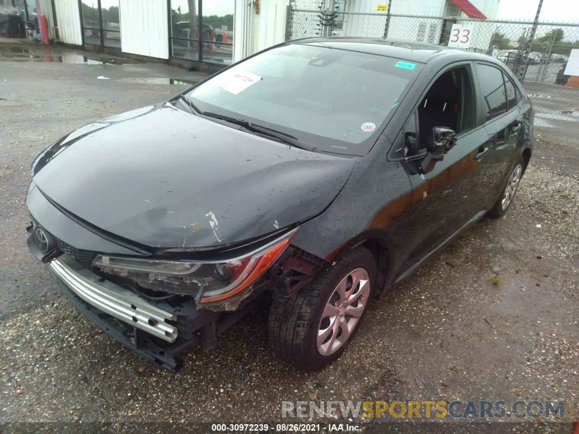 2 Photograph of a damaged car JTDEPRAE9LJ060230 TOYOTA COROLLA 2020