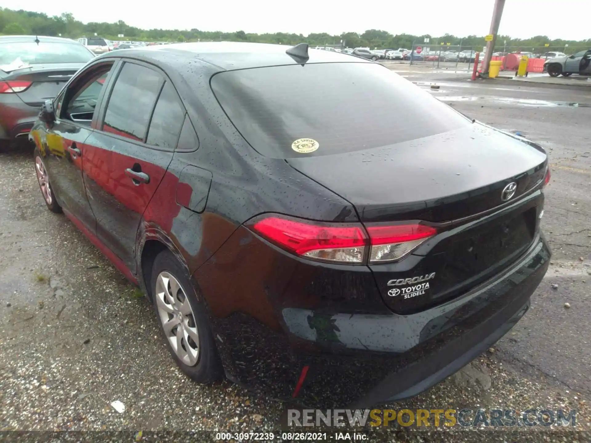 3 Photograph of a damaged car JTDEPRAE9LJ060230 TOYOTA COROLLA 2020